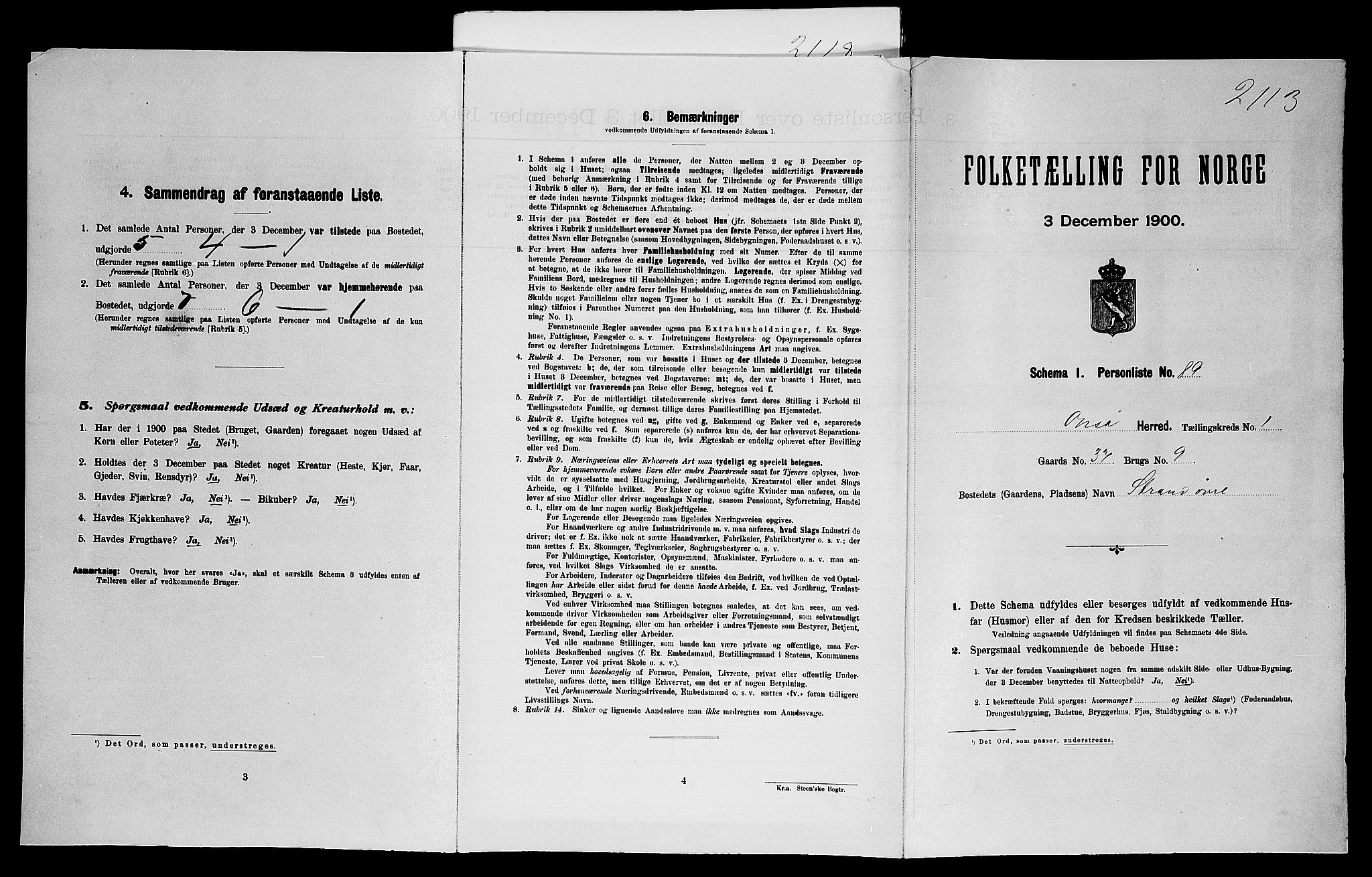 SAO, Folketelling 1900 for 0134 Onsøy herred, 1900, s. 318
