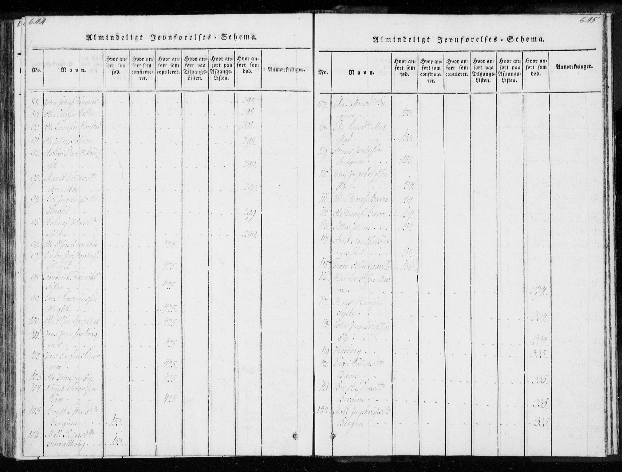 Ministerialprotokoller, klokkerbøker og fødselsregistre - Møre og Romsdal, AV/SAT-A-1454/595/L1041: Ministerialbok nr. 595A03, 1819-1829, s. 644-645