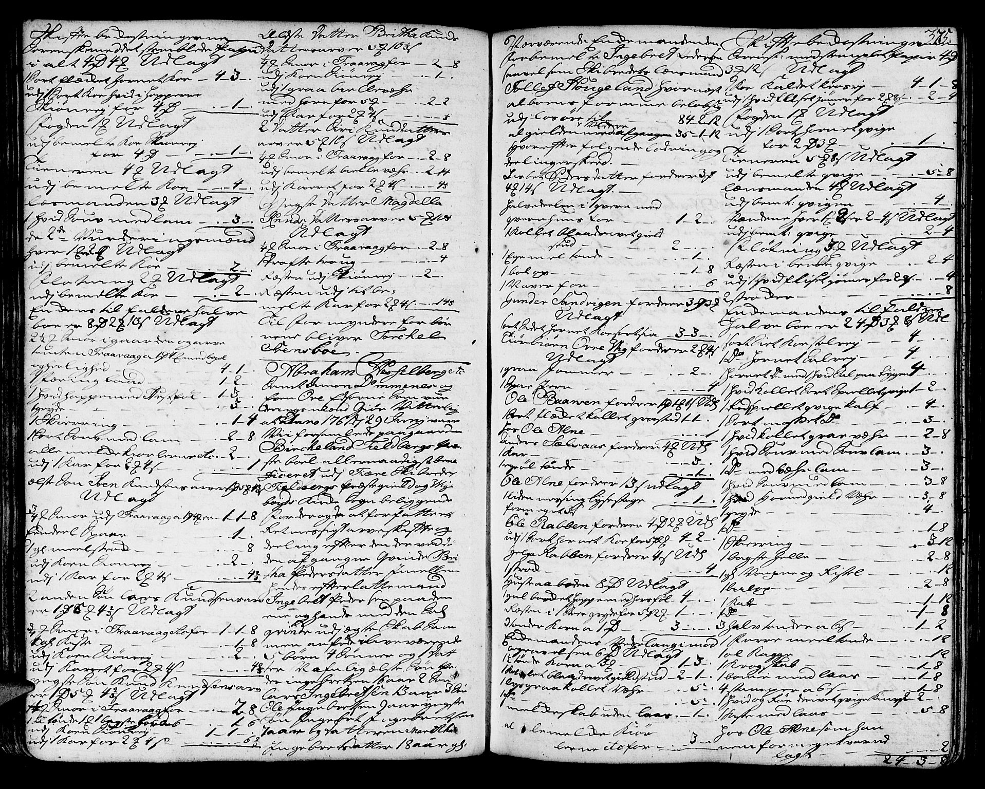 Sunnhordland sorenskrivar, SAB/A-2401/1/H/Ha/Haa/L0007: Skifteprotokollar. Register på lesesal. Fol. 901- ut, 1760-1765, s. 374b-375a