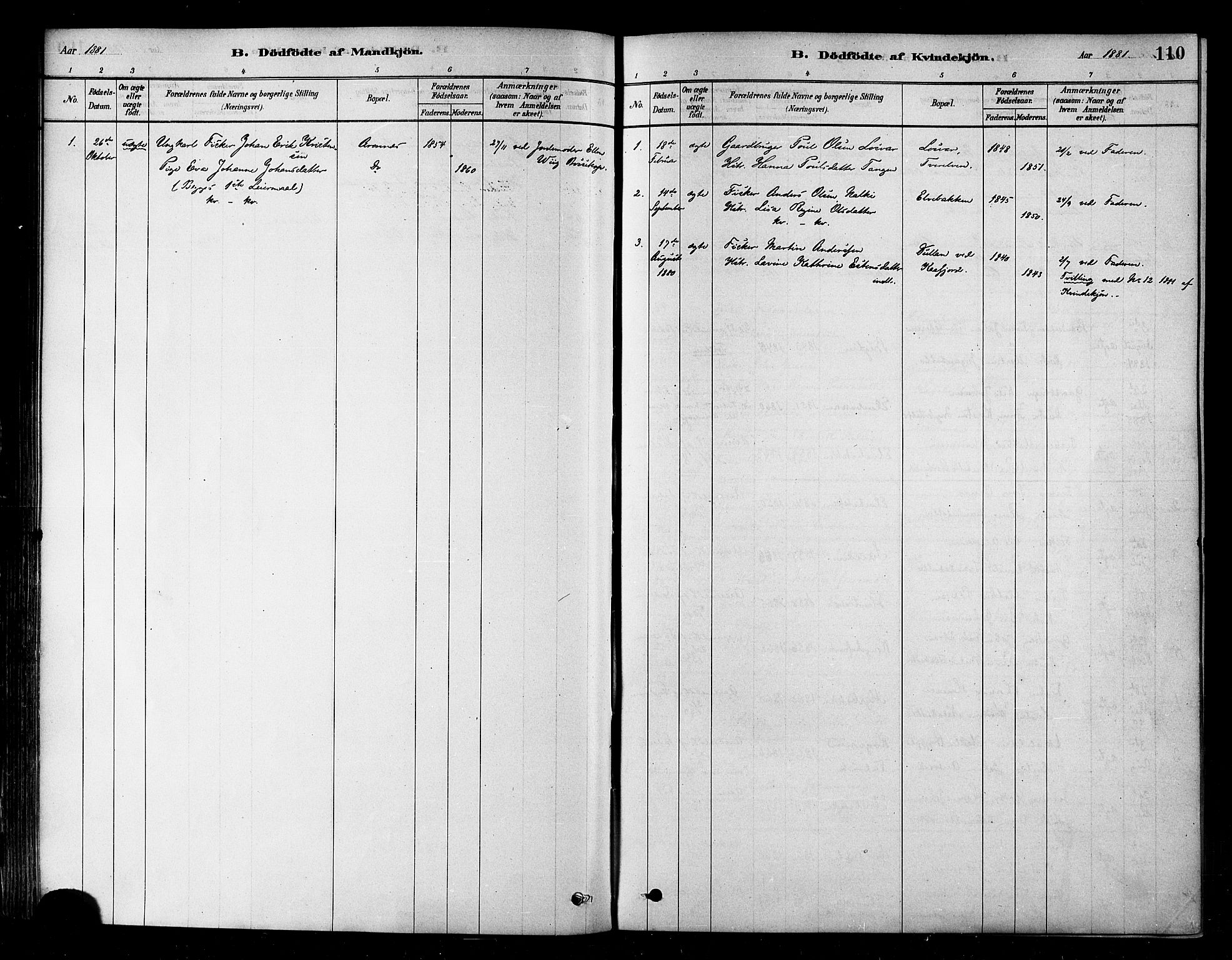 Alta sokneprestkontor, AV/SATØ-S-1338/H/Ha/L0002.kirke: Ministerialbok nr. 2, 1879-1892, s. 110