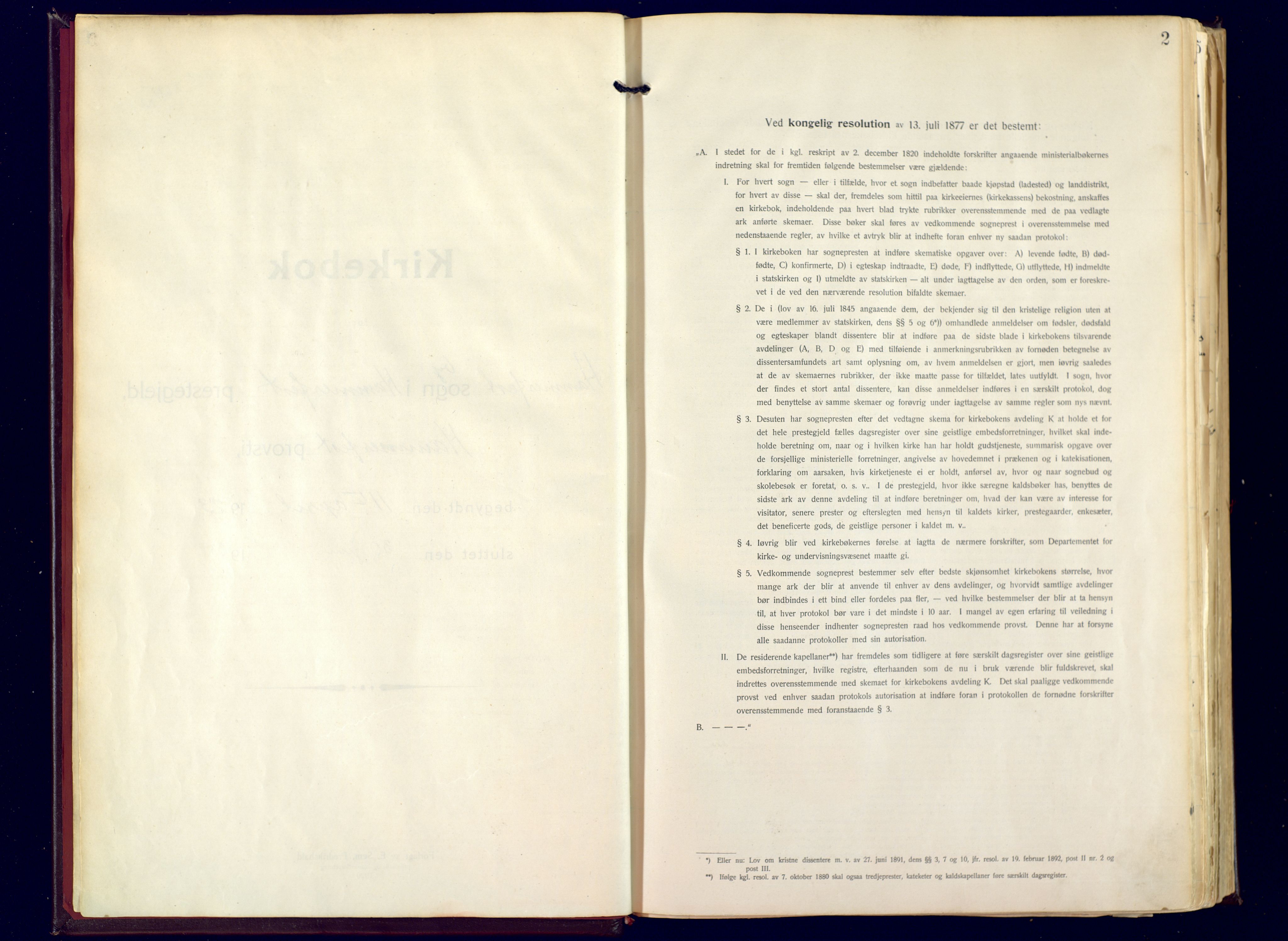 Hammerfest sokneprestkontor, SATØ/S-1347: Ministerialbok nr. 17, 1923-1933, s. 2