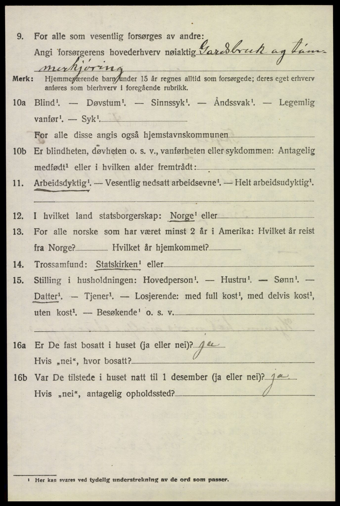 SAH, Folketelling 1920 for 0428 Trysil herred, 1920, s. 4330