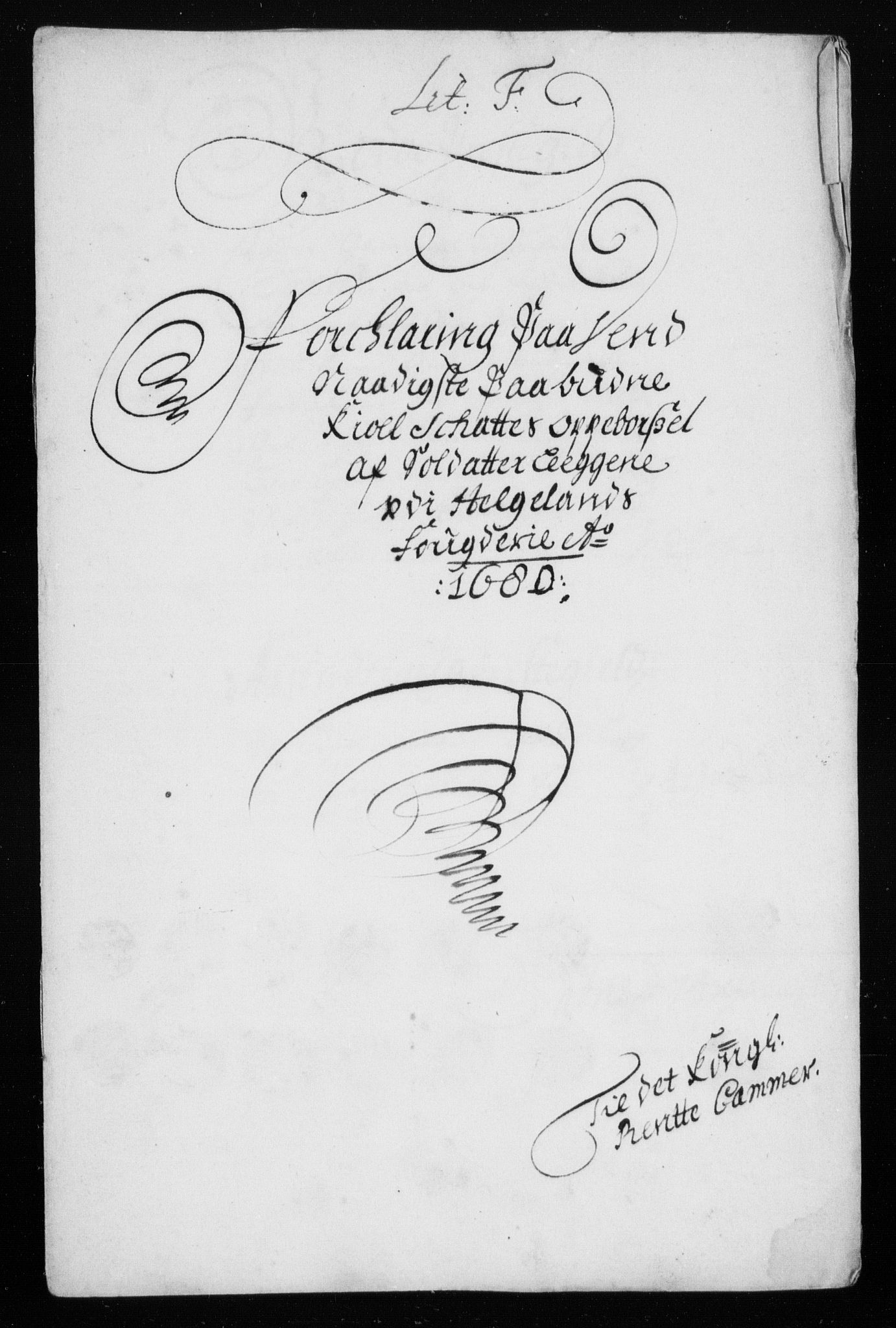 Rentekammeret inntil 1814, Reviderte regnskaper, Stiftamtstueregnskaper, Trondheim stiftamt og Nordland amt, AV/RA-EA-6044/R/Rh/L0007: Nordland amt, 1680