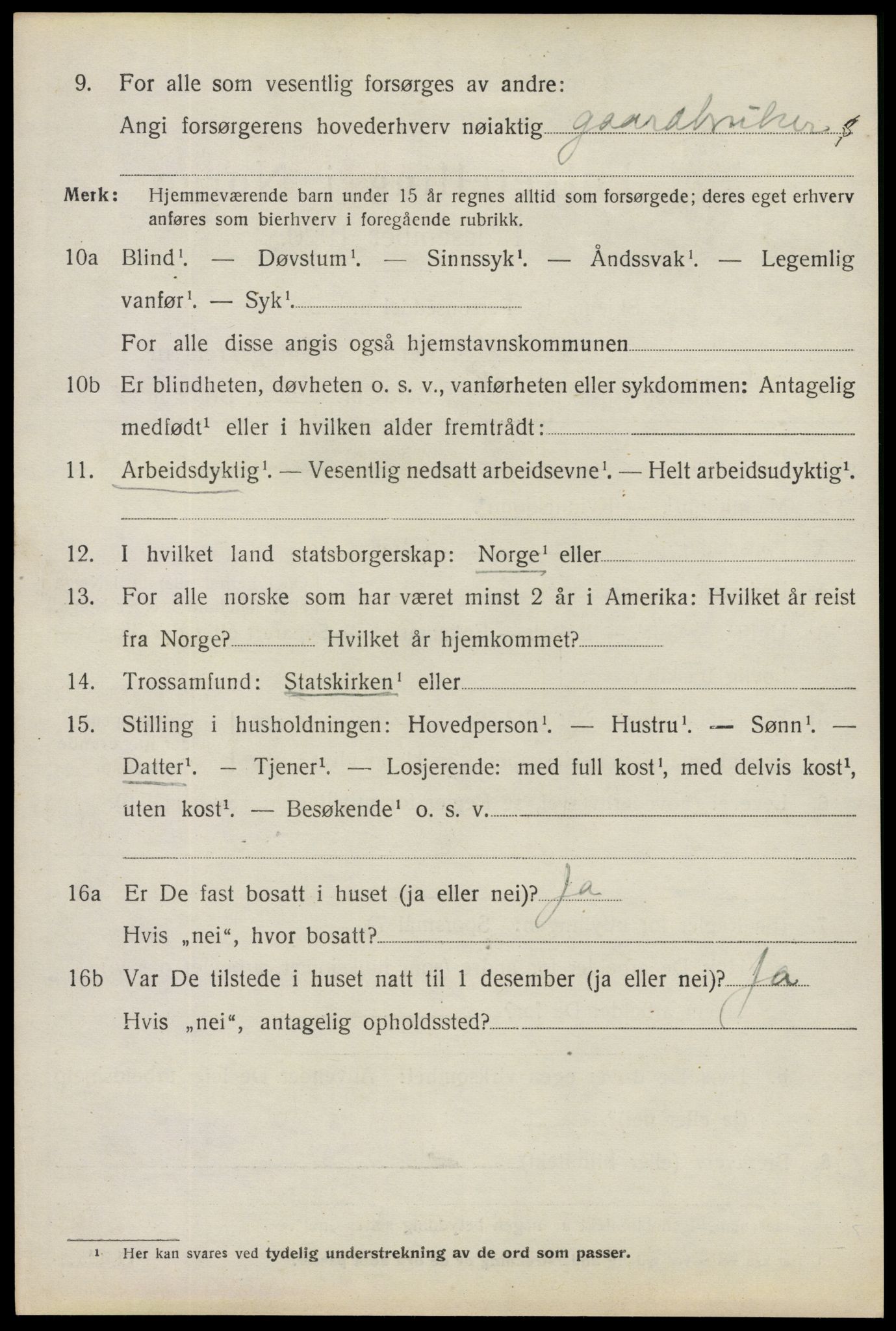 SAO, Folketelling 1920 for 0122 Trøgstad herred, 1920, s. 3543