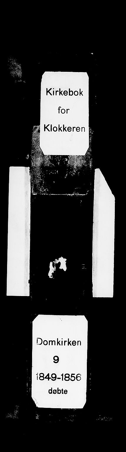 Domkirken sokneprestembete, SAB/A-74801/H/Hab/L0010: Klokkerbok nr. B 3, 1849-1856