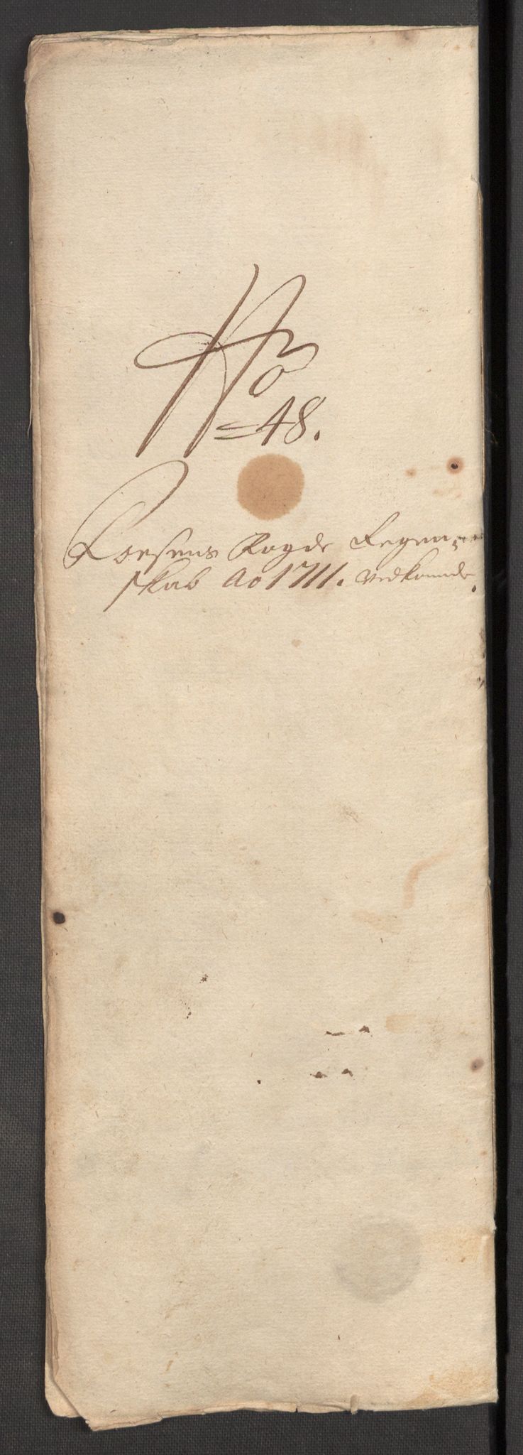 Rentekammeret inntil 1814, Reviderte regnskaper, Fogderegnskap, RA/EA-4092/R57/L3860: Fogderegnskap Fosen, 1711, s. 424