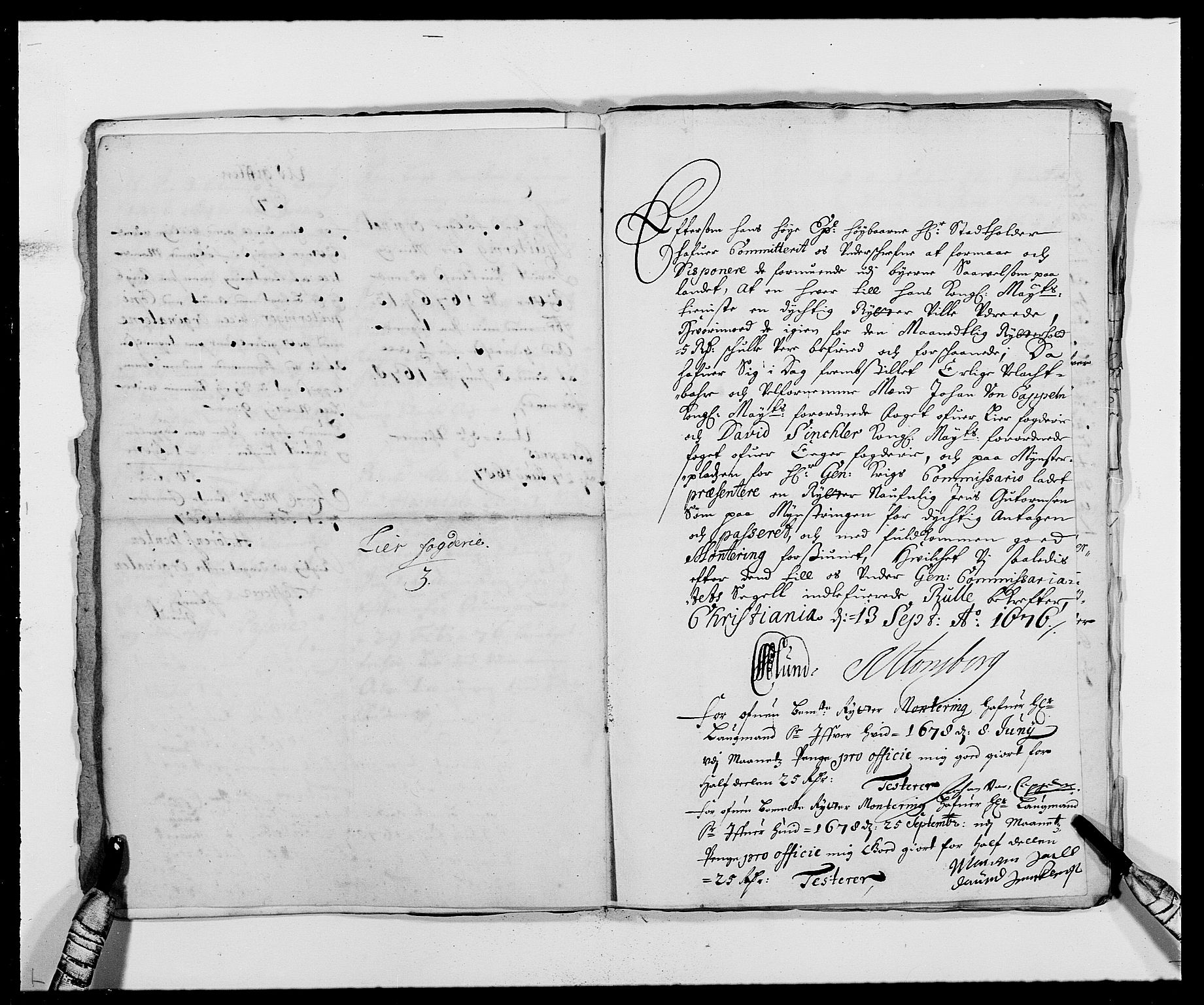 Rentekammeret inntil 1814, Reviderte regnskaper, Fogderegnskap, AV/RA-EA-4092/R27/L1687: Fogderegnskap Lier, 1678-1686, s. 387