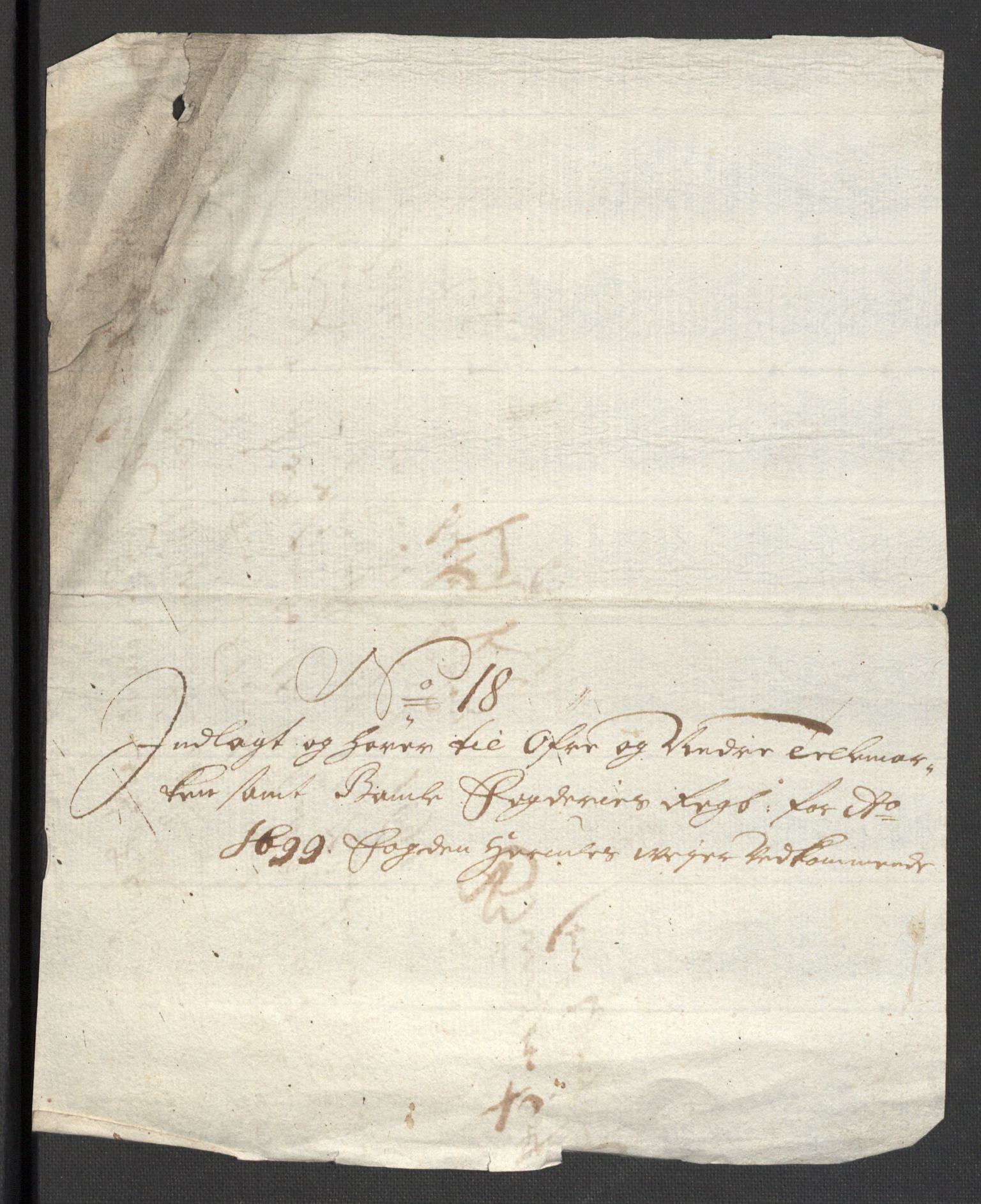 Rentekammeret inntil 1814, Reviderte regnskaper, Fogderegnskap, AV/RA-EA-4092/R36/L2101: Fogderegnskap Øvre og Nedre Telemark og Bamble, 1699, s. 259