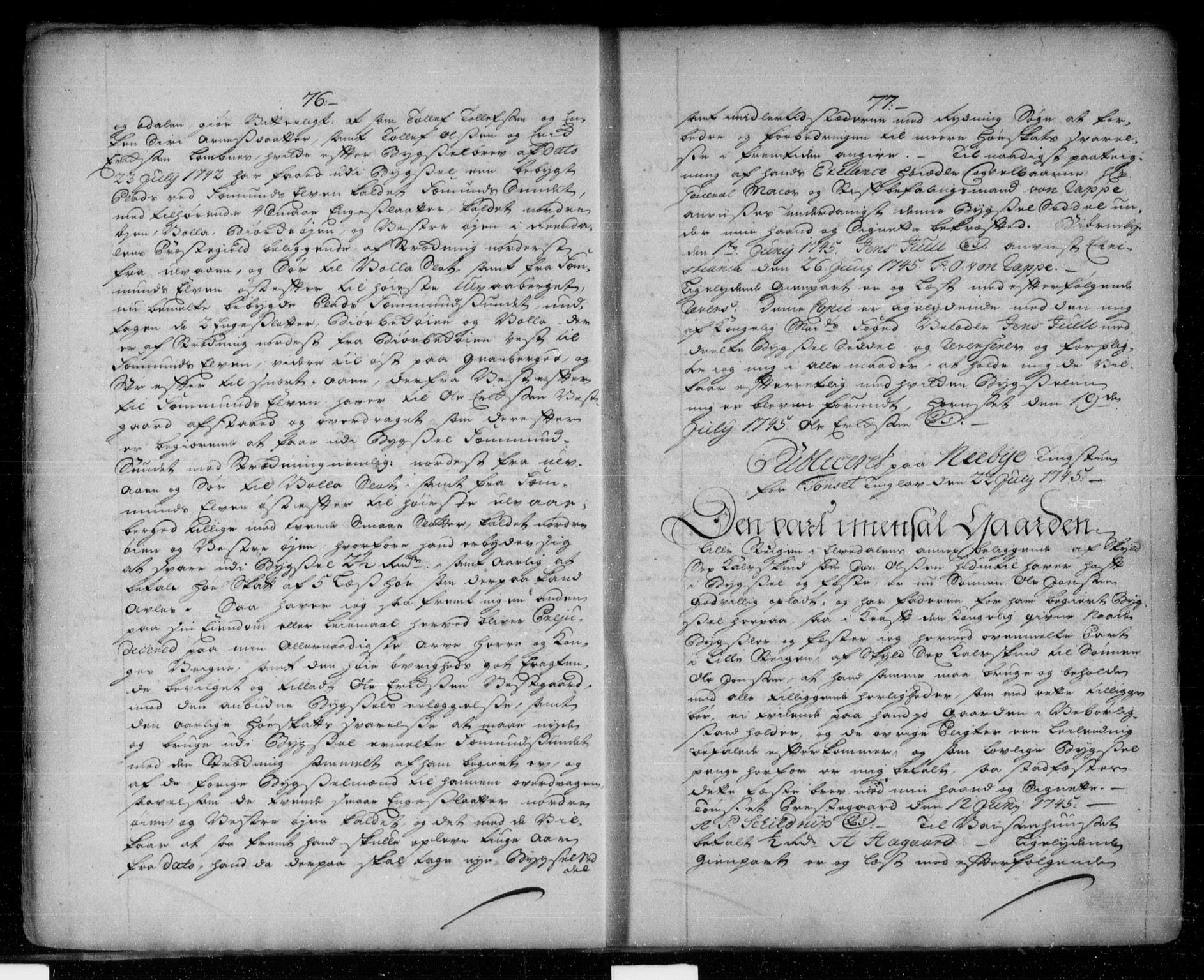 Østerdalen sorenskriveri, SAH/TING-032/H/Hb/L0004: Pantebok nr. 4, 1744-1756, s. 76-77