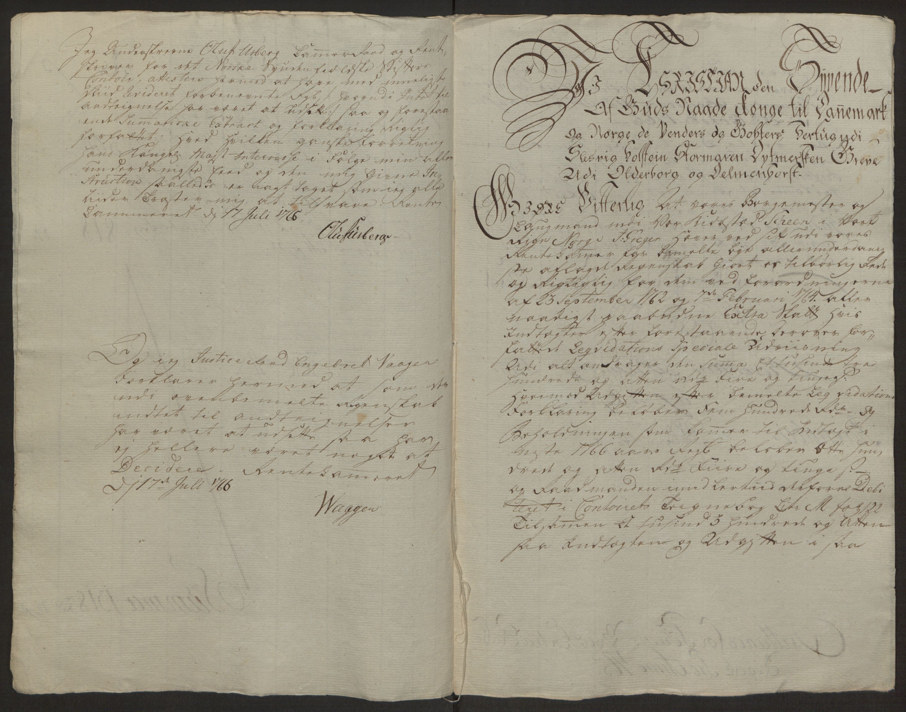 Rentekammeret inntil 1814, Reviderte regnskaper, Byregnskaper, AV/RA-EA-4066/R/Rj/L0198/0001: [J4] Kontribusjonsregnskap / Ekstraskatt, 1762-1768, s. 322