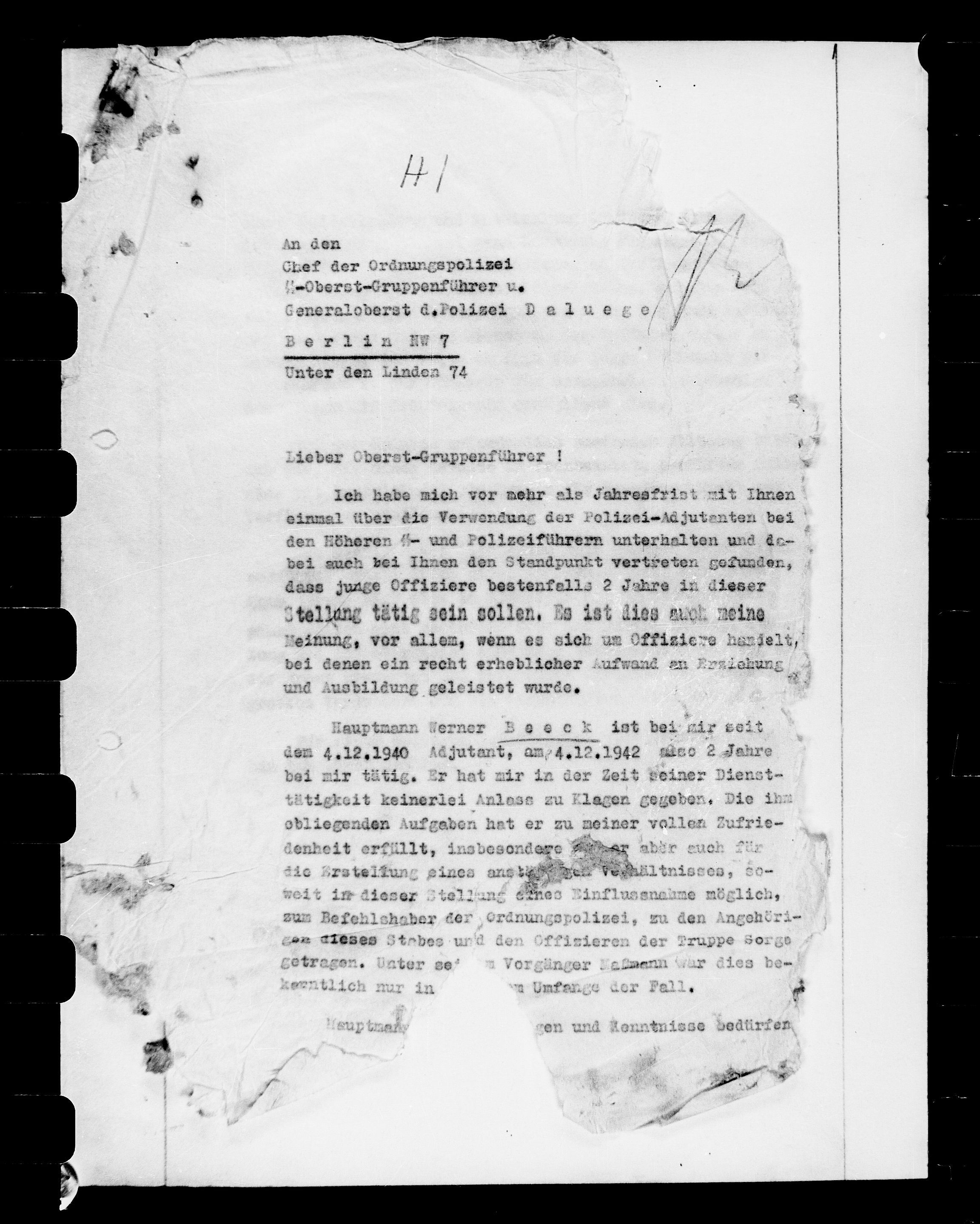 Documents Section, AV/RA-RAFA-2200/V/L0072: Film med FO IIs bestillingsnummer., 1940-1945, s. 311