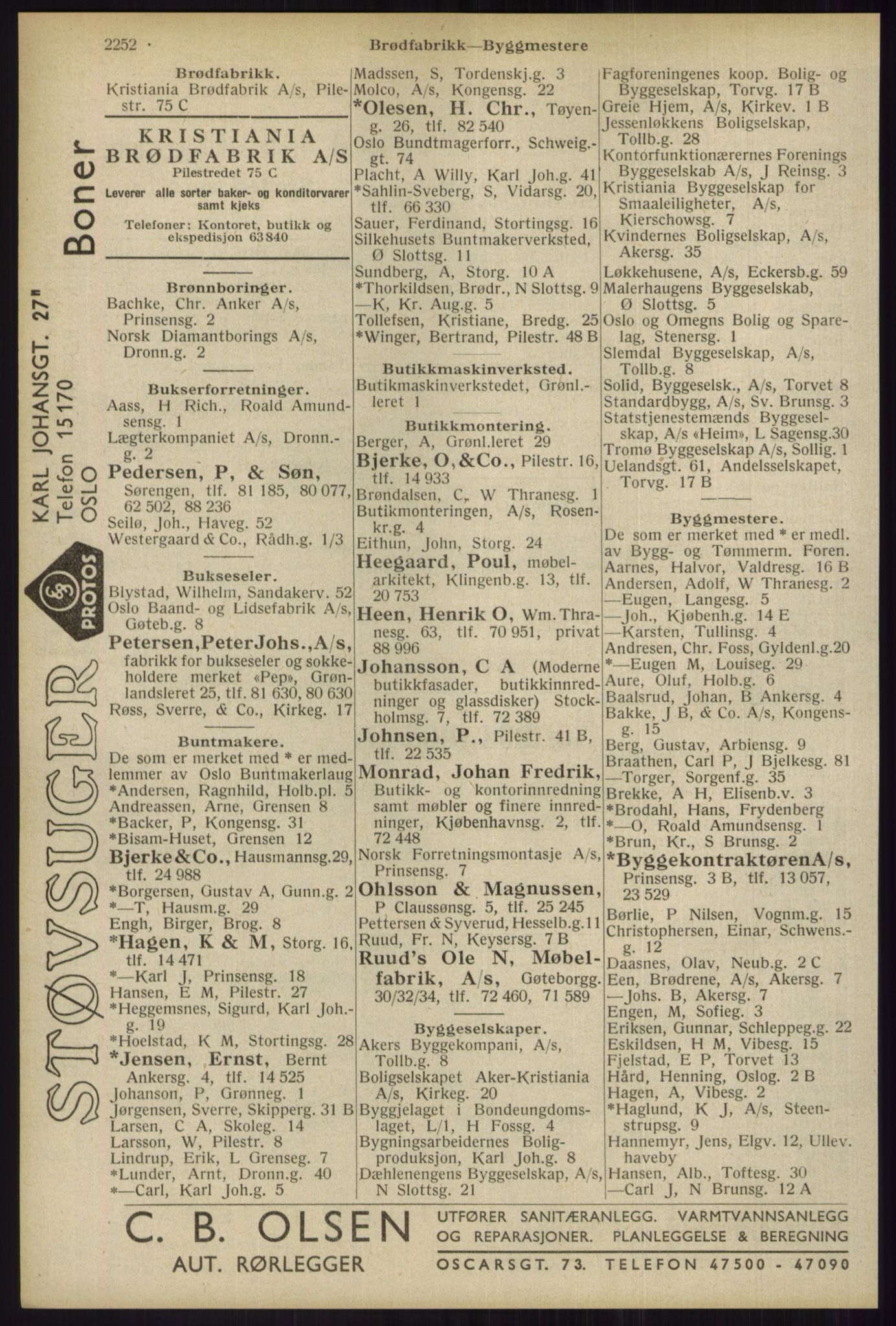 Kristiania/Oslo adressebok, PUBL/-, 1934, s. 2252