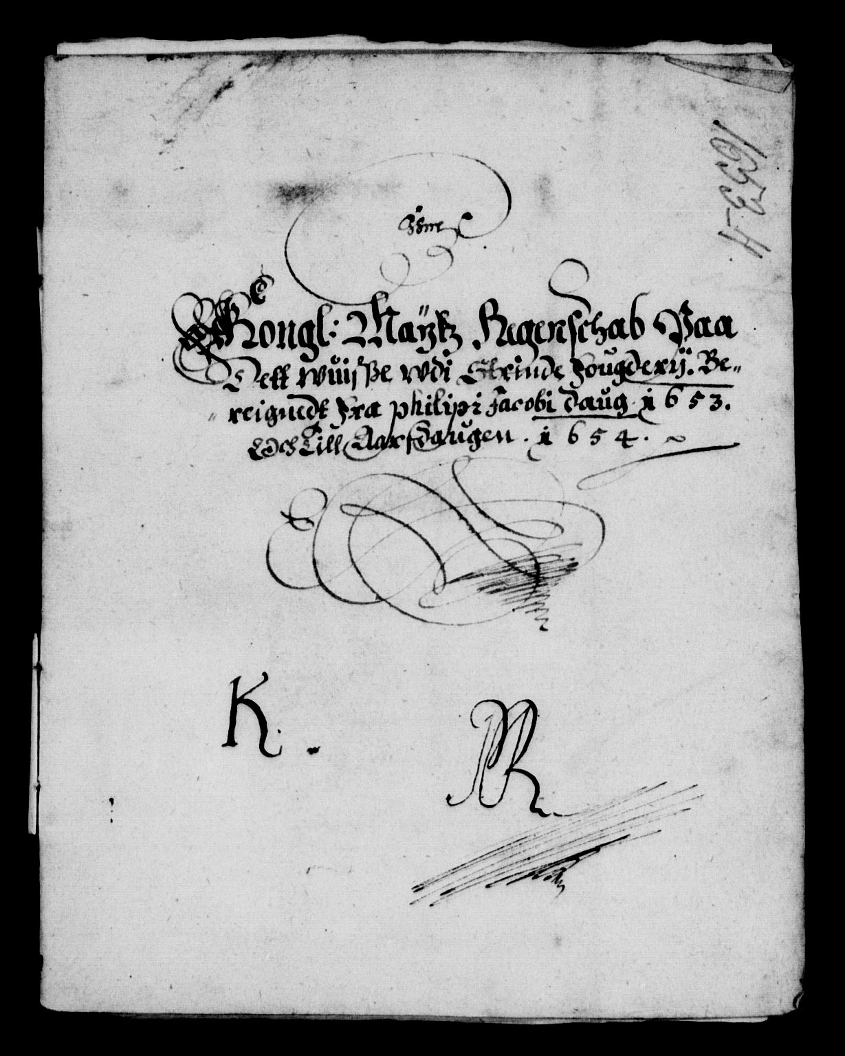 Rentekammeret inntil 1814, Reviderte regnskaper, Lensregnskaper, AV/RA-EA-5023/R/Rb/Rbw/L0111: Trondheim len, 1652-1654