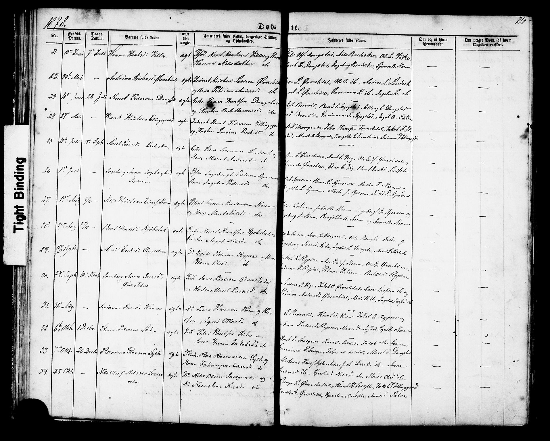 Ministerialprotokoller, klokkerbøker og fødselsregistre - Møre og Romsdal, AV/SAT-A-1454/541/L0547: Klokkerbok nr. 541C02, 1867-1921, s. 24