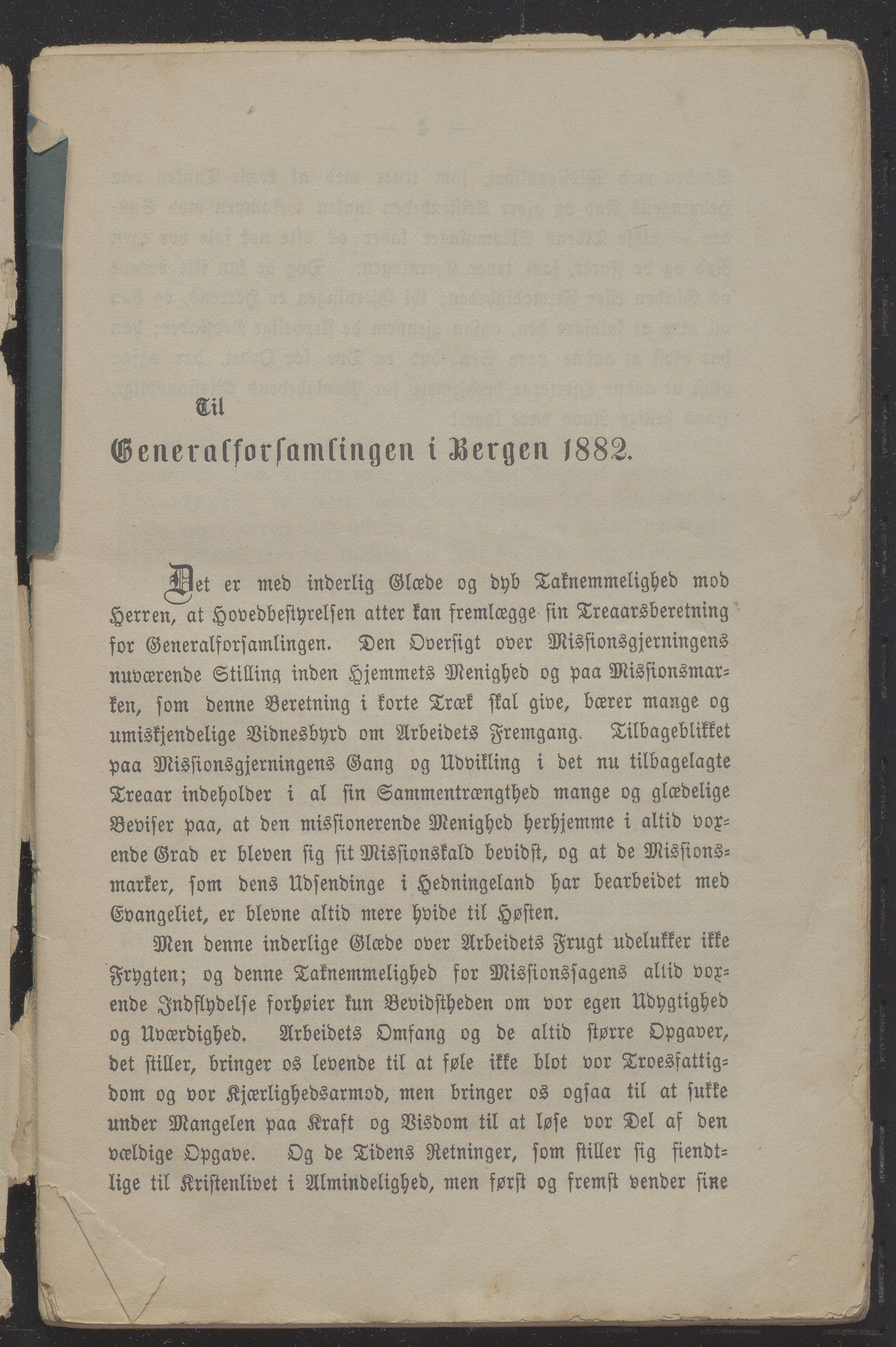 Det Norske Misjonsselskap - hovedadministrasjonen, VID/MA-A-1045/D/Db/Dba/L0338/0009: Beretninger, Bøker, Skrifter o.l   / Årsberetninger 40. , 1882