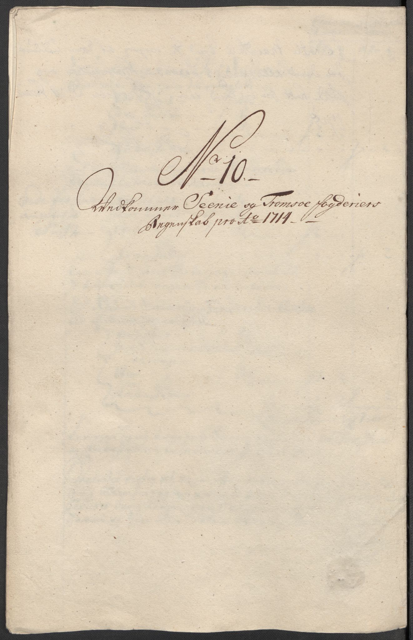 Rentekammeret inntil 1814, Reviderte regnskaper, Fogderegnskap, AV/RA-EA-4092/R68/L4760: Fogderegnskap Senja og Troms, 1714, s. 97