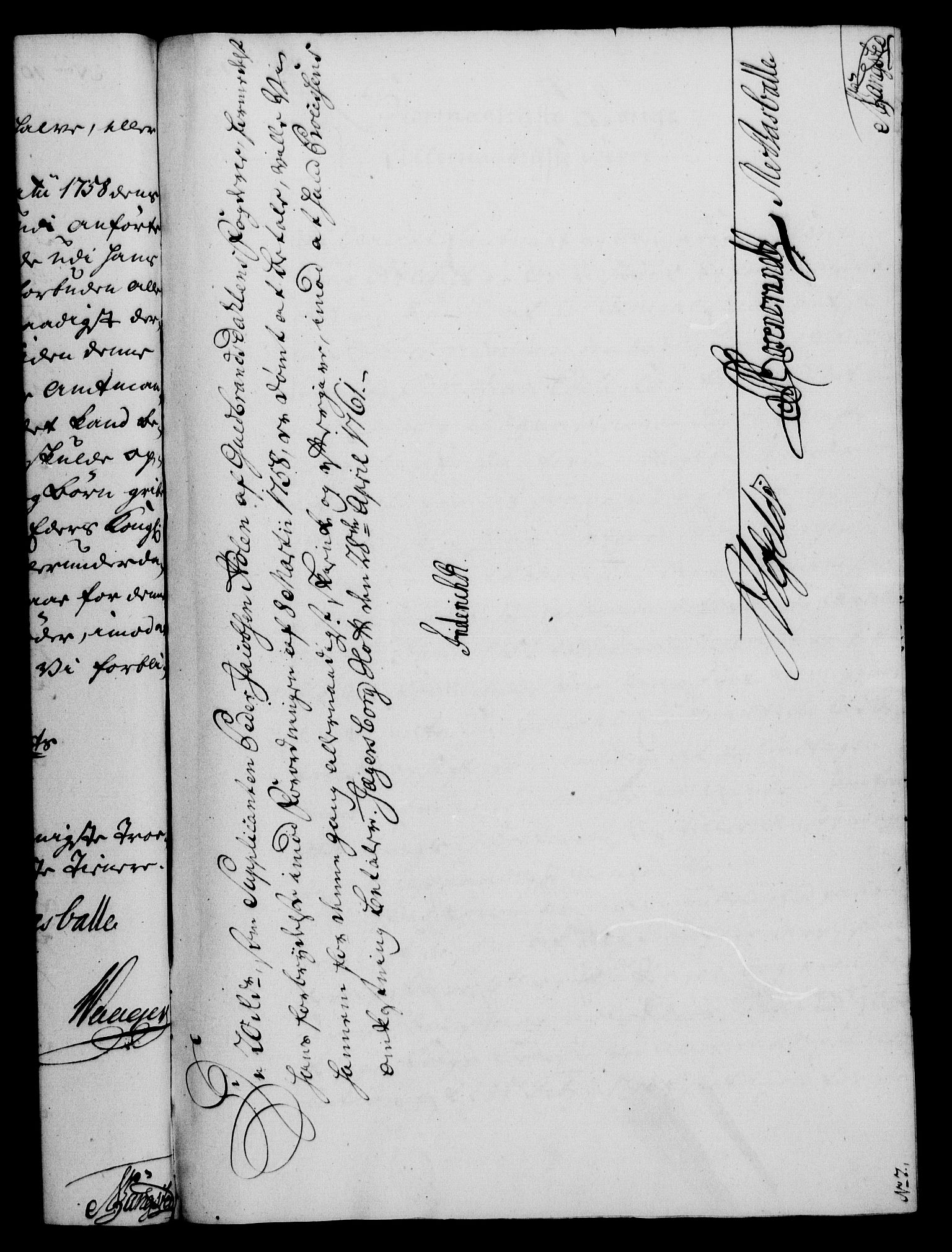 Rentekammeret, Kammerkanselliet, RA/EA-3111/G/Gf/Gfa/L0043: Norsk relasjons- og resolusjonsprotokoll (merket RK 52.43), 1761, s. 166