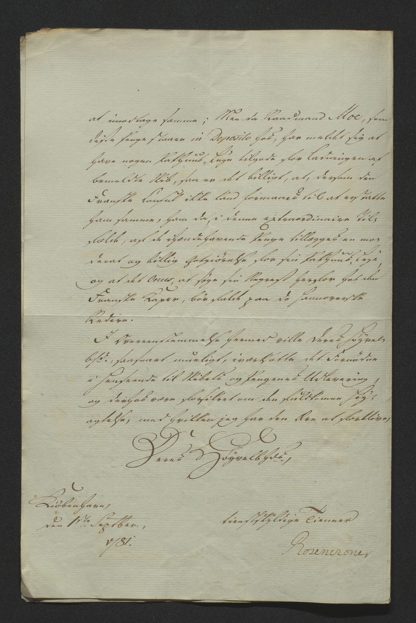 Stiftamtmannen i Kristiansand, AV/SAK-1271-0005/D/Da/Daa/L0593: Departementet for de utenlandske saker, 1781-1812, s. 2