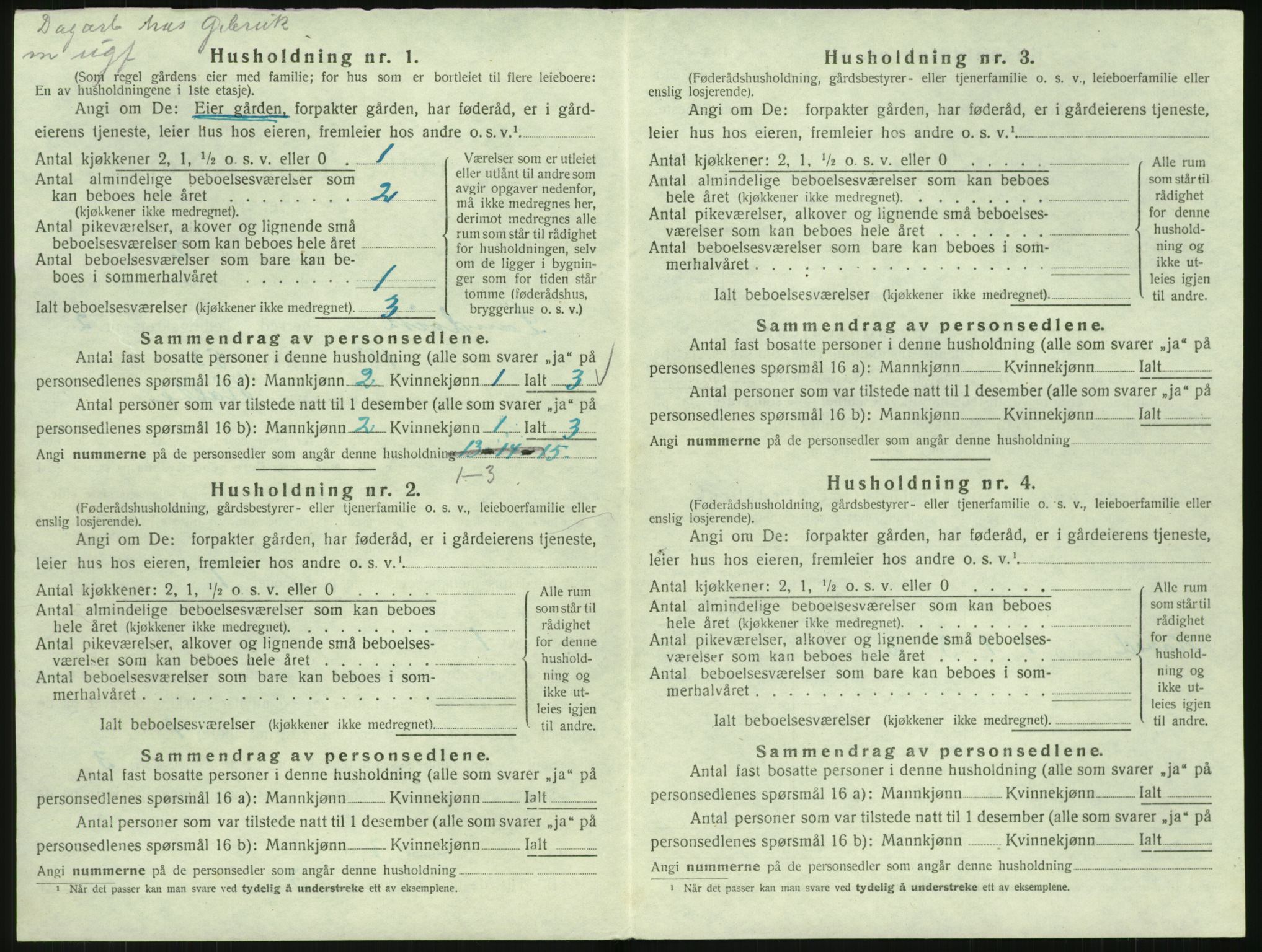 SAK, Folketelling 1920 for 0924 Landvik herred, 1920, s. 251