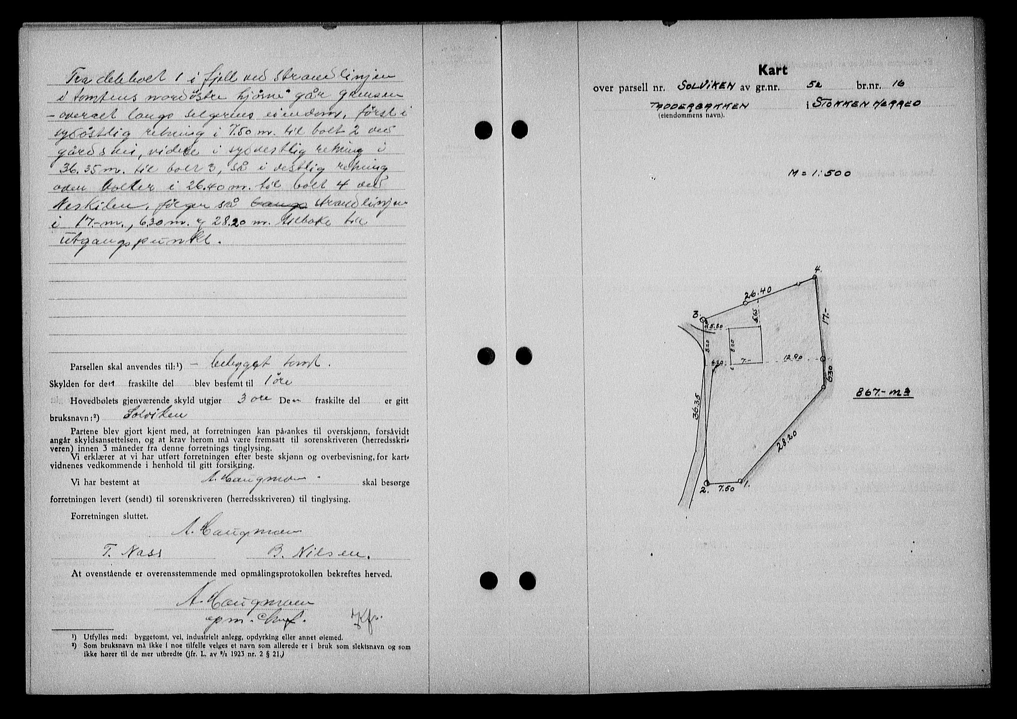 Nedenes sorenskriveri, AV/SAK-1221-0006/G/Gb/Gba/L0051: Pantebok nr. A-V, 1943-1944, Dagboknr: 606/1944