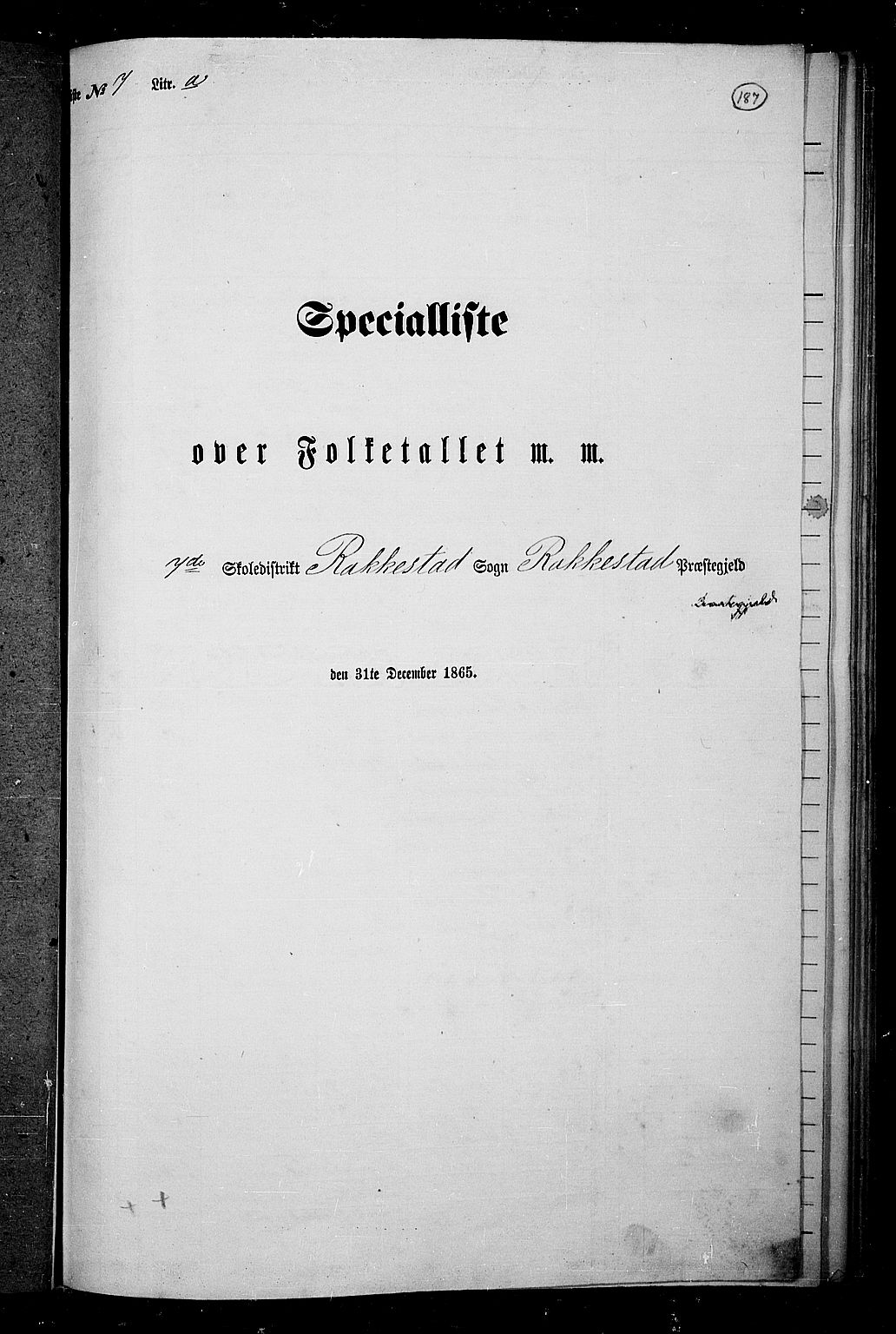 RA, Folketelling 1865 for 0128P Rakkestad prestegjeld, 1865, s. 179