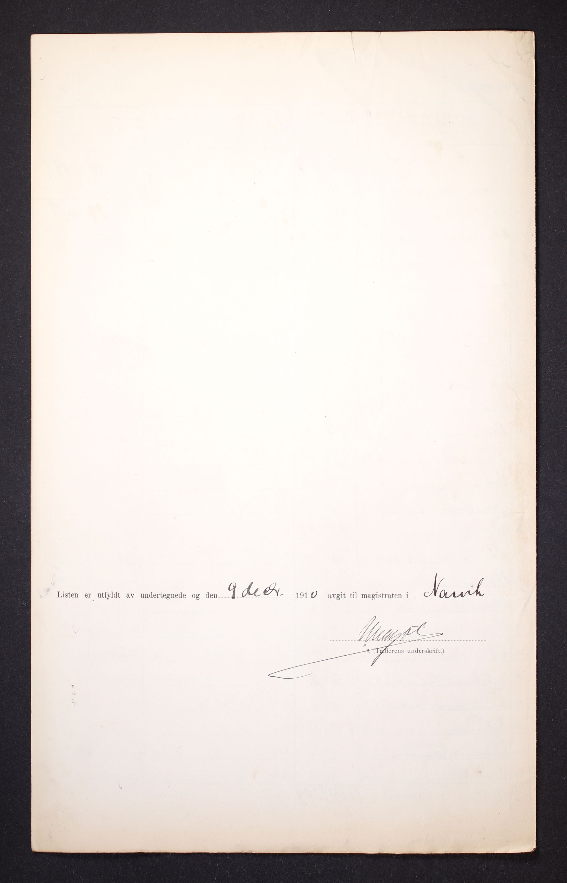 RA, Folketelling 1910 for 1805 Narvik kjøpstad, 1910, s. 10