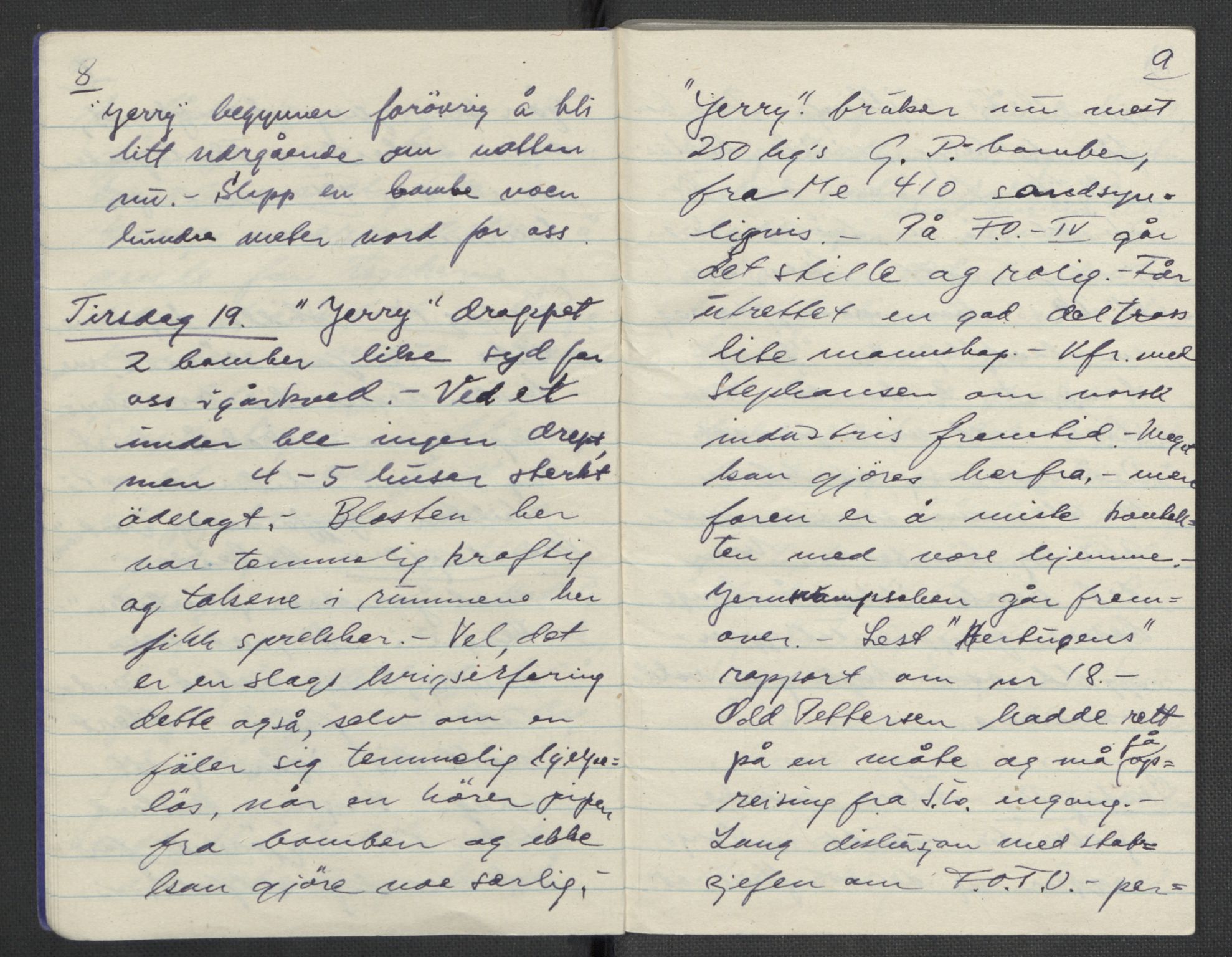 Tronstad, Leif, AV/RA-PA-0354/F/L0001: Dagbøker, 1941-1945, s. 564