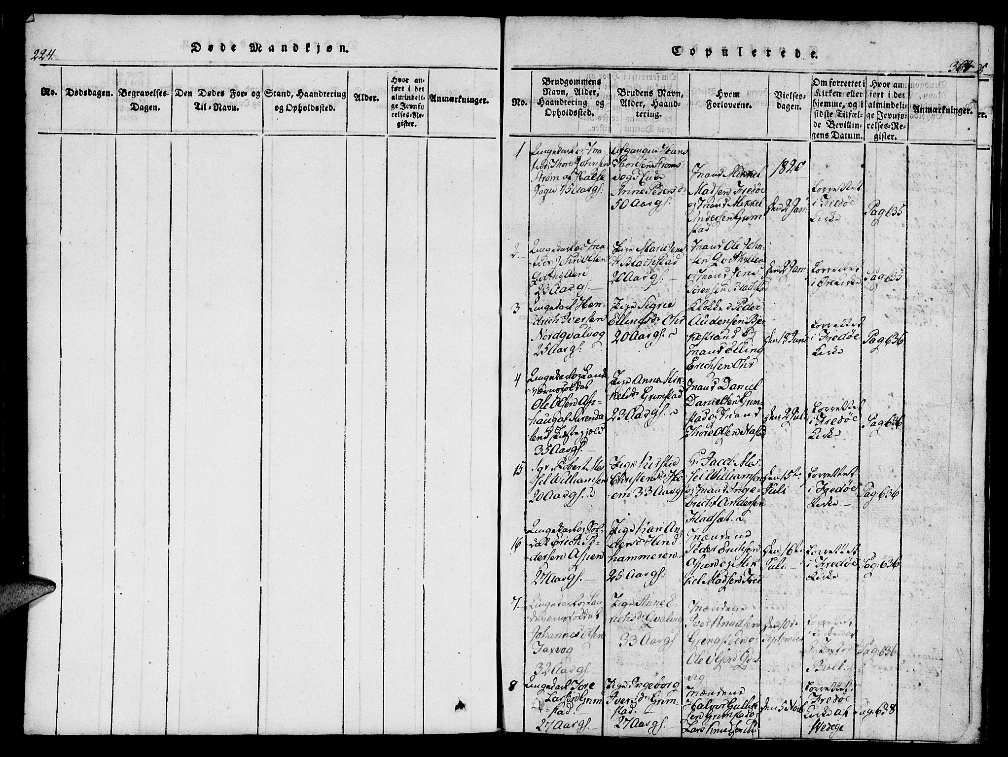 Ministerialprotokoller, klokkerbøker og fødselsregistre - Møre og Romsdal, AV/SAT-A-1454/573/L0873: Klokkerbok nr. 573C01, 1819-1834, s. 363