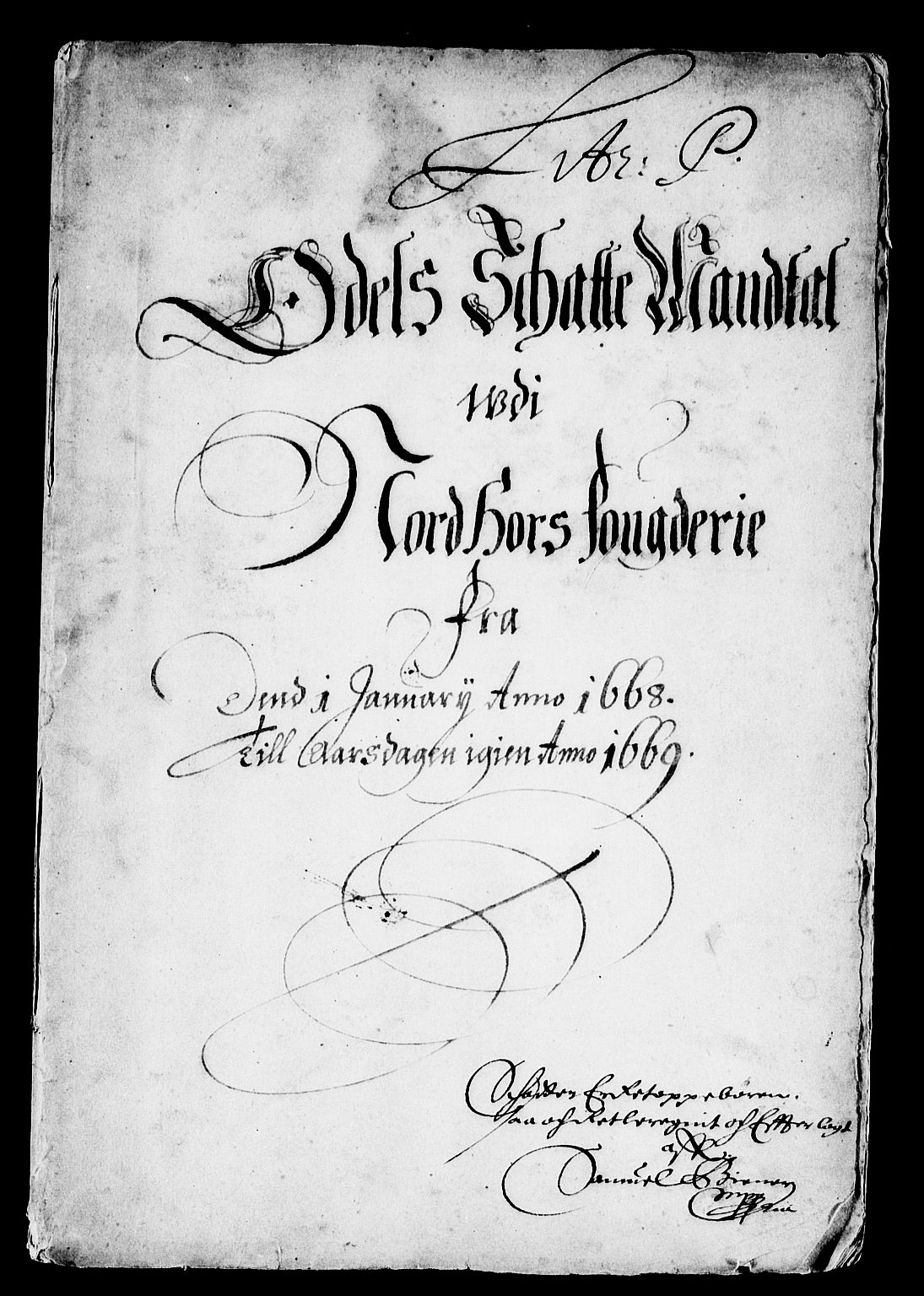 Rentekammeret inntil 1814, Reviderte regnskaper, Stiftamtstueregnskaper, Bergen stiftamt, AV/RA-EA-6043/R/Rc/L0028: Bergen stiftamt, 1668