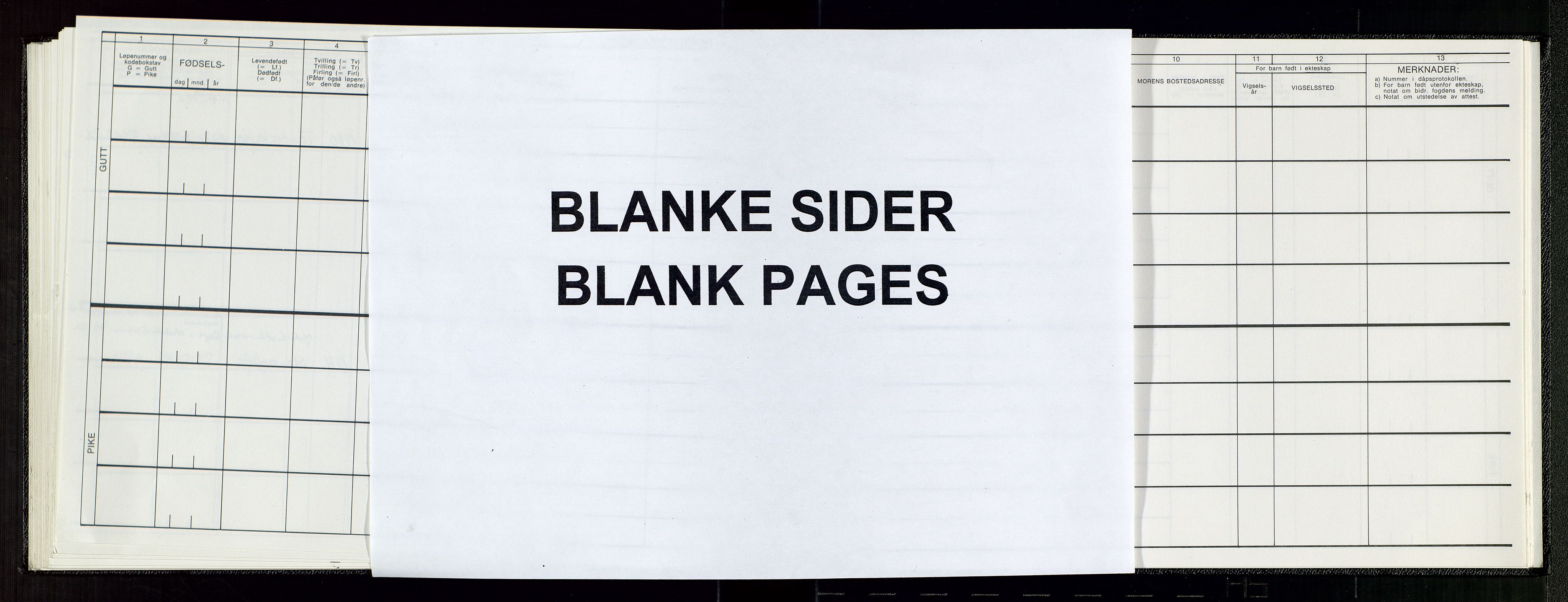 Randaberg sokneprestkontor, SAST/A-101798/001/B/L0002: Fødselsregister nr. 2, 1980-1982