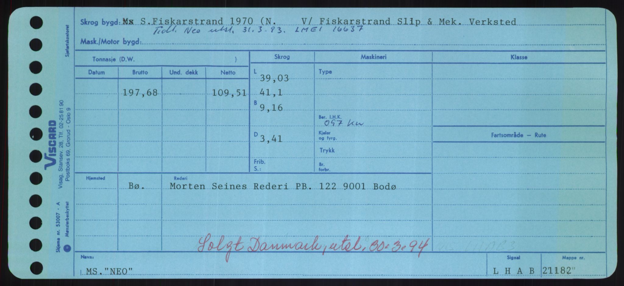 Sjøfartsdirektoratet med forløpere, Skipsmålingen, AV/RA-S-1627/H/Hd/L0026: Fartøy, N-Norhol, s. 105