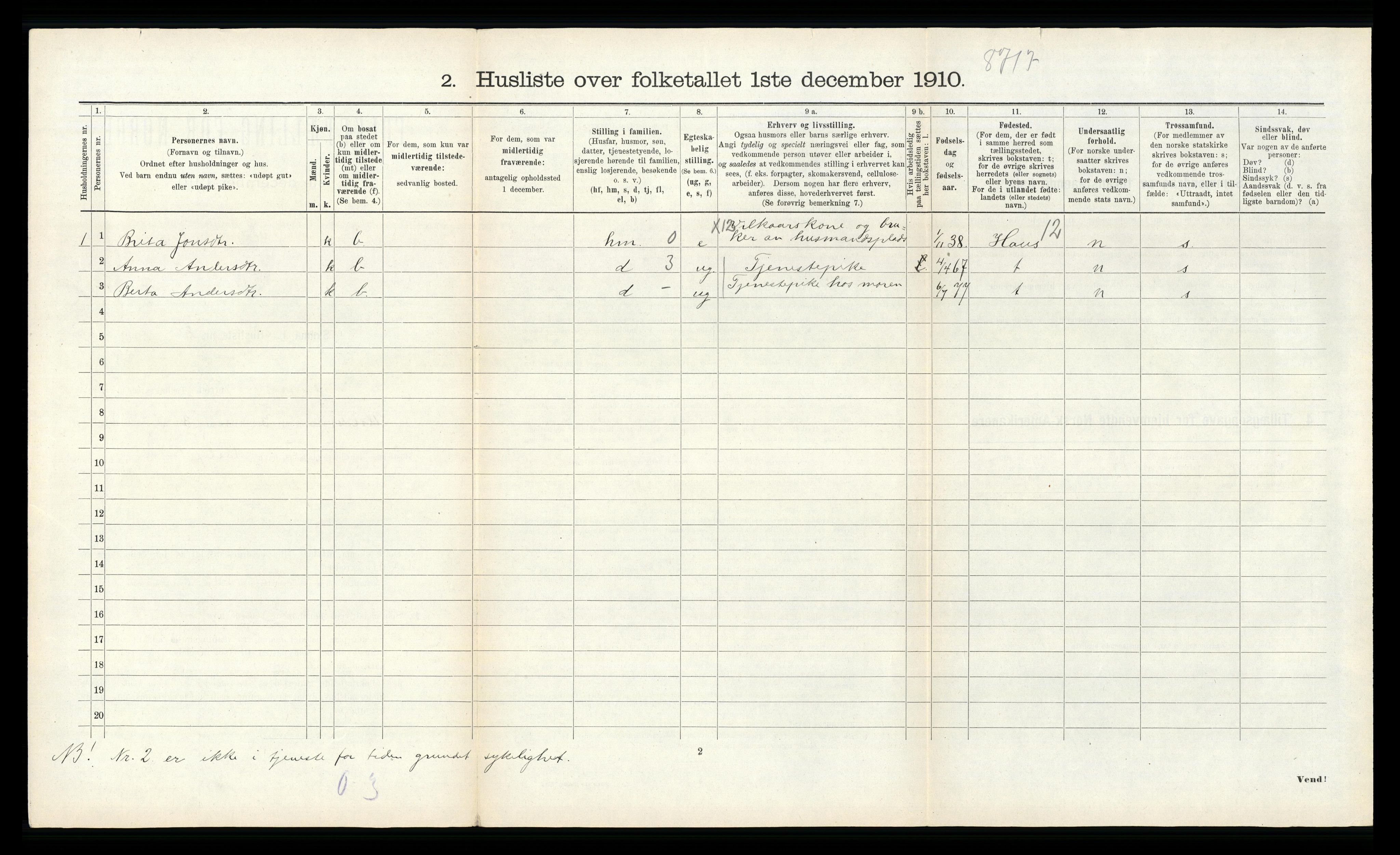 RA, Folketelling 1910 for 1249 Fana herred, 1910, s. 936