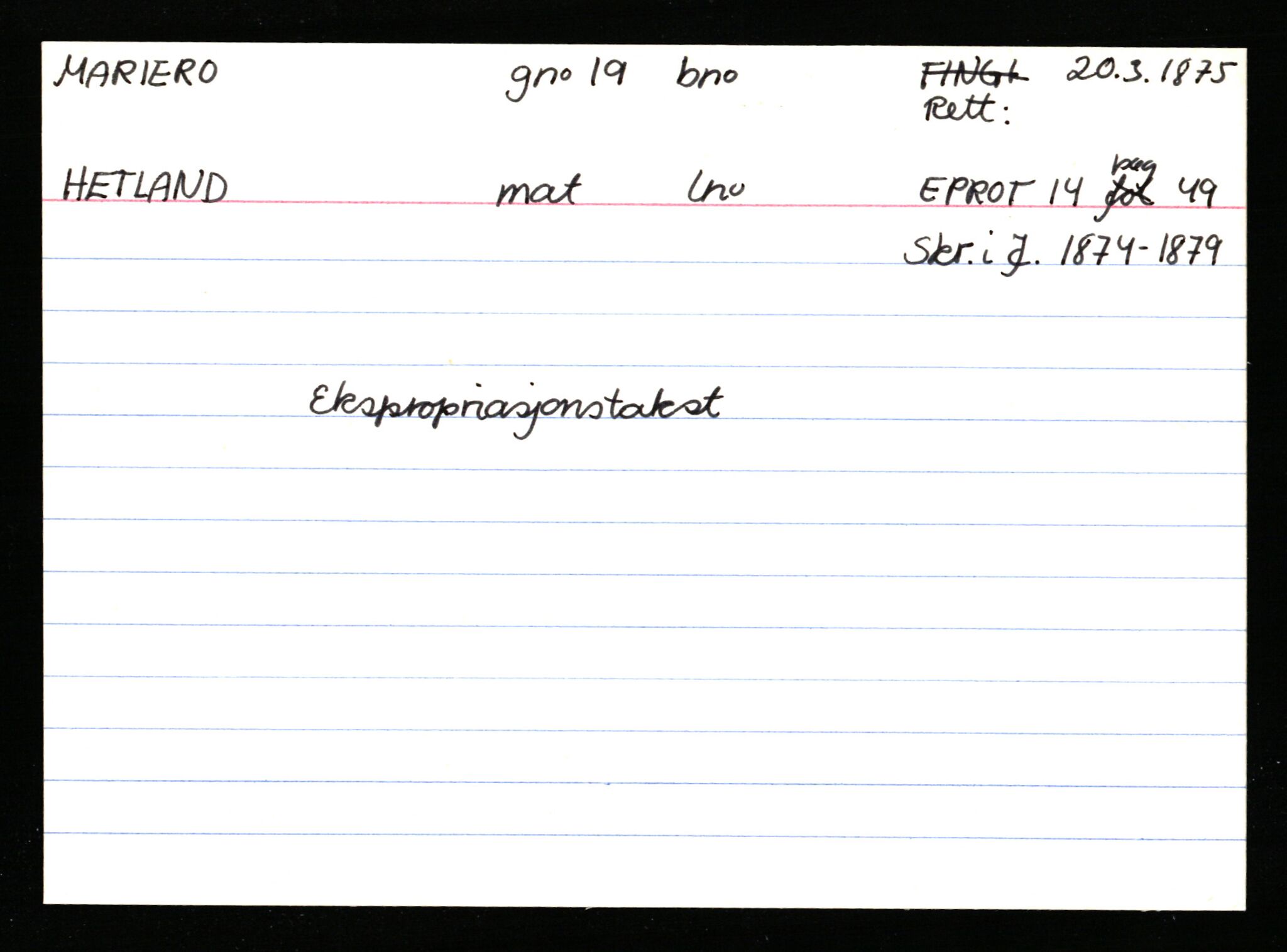 Statsarkivet i Stavanger, AV/SAST-A-101971/03/Y/Ym/L0037: Åstedskort sortert etter gårdsnavn: Lædre - Mauland, 1600-1950, s. 458