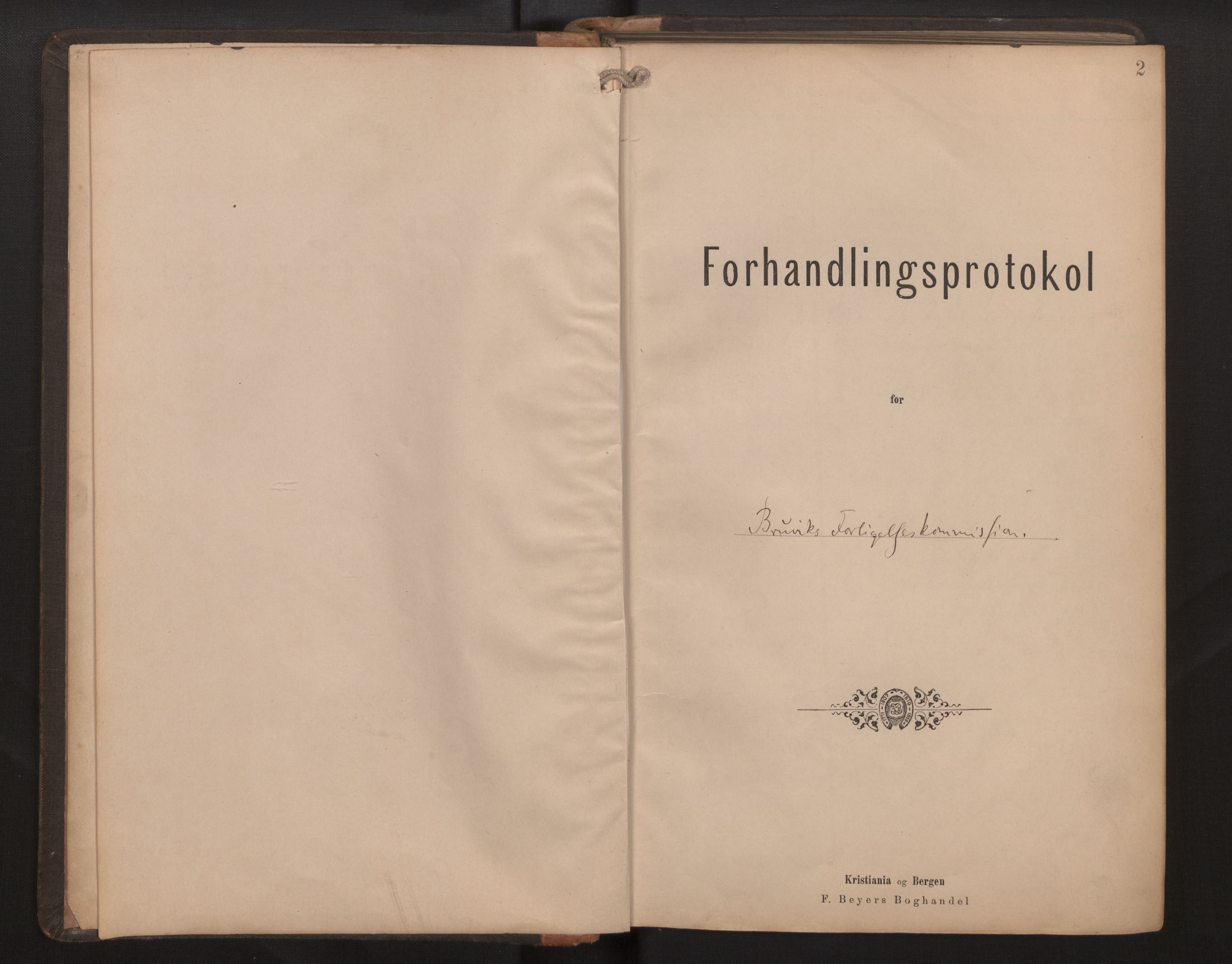 Bruvik forliksråd, AV/SAB-A-17901/A/L0002: Forhandlingsprotokoll, 1893-1907