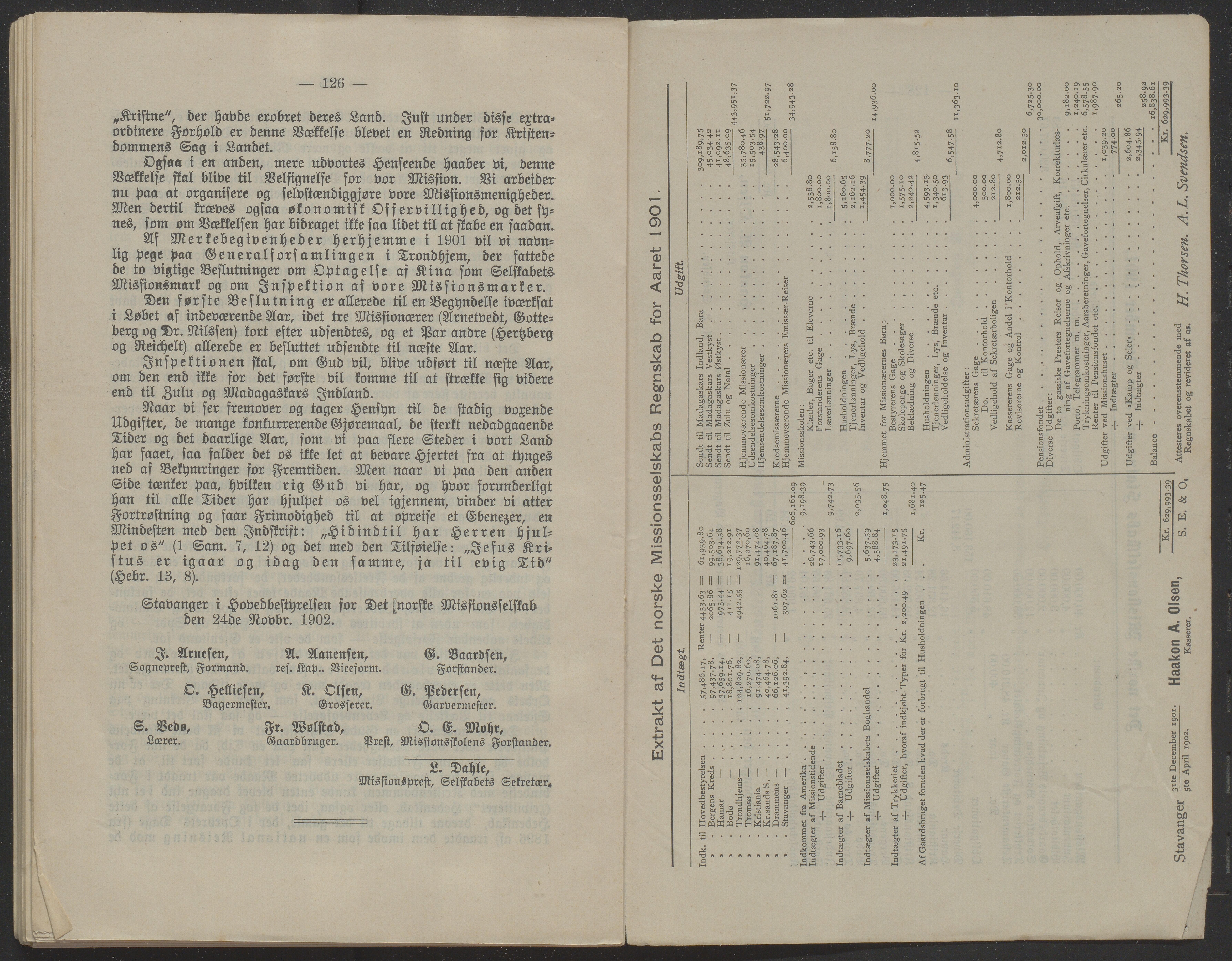 Det Norske Misjonsselskap - hovedadministrasjonen, VID/MA-A-1045/D/Db/Dba/L0340/0002: Beretninger, Bøker, Skrifter o.l   / Årsberetninger. Heftet. 60. , 1901, s. 126-127