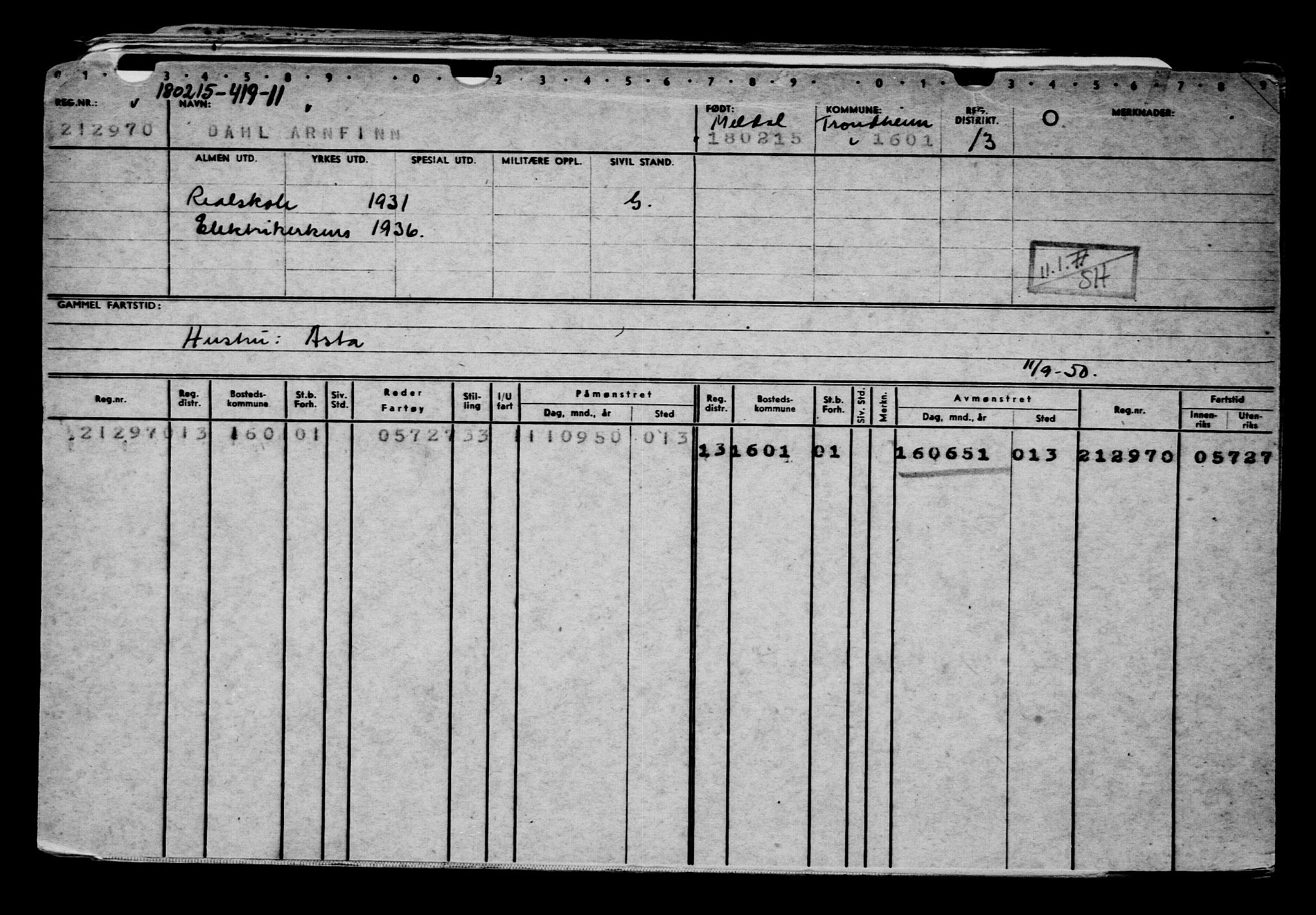 Direktoratet for sjømenn, AV/RA-S-3545/G/Gb/L0127: Hovedkort, 1915, s. 518