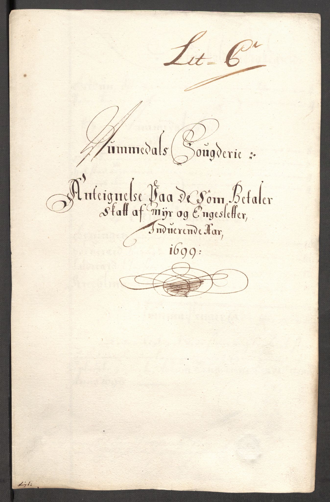 Rentekammeret inntil 1814, Reviderte regnskaper, Fogderegnskap, RA/EA-4092/R64/L4426: Fogderegnskap Namdal, 1699-1700, s. 96