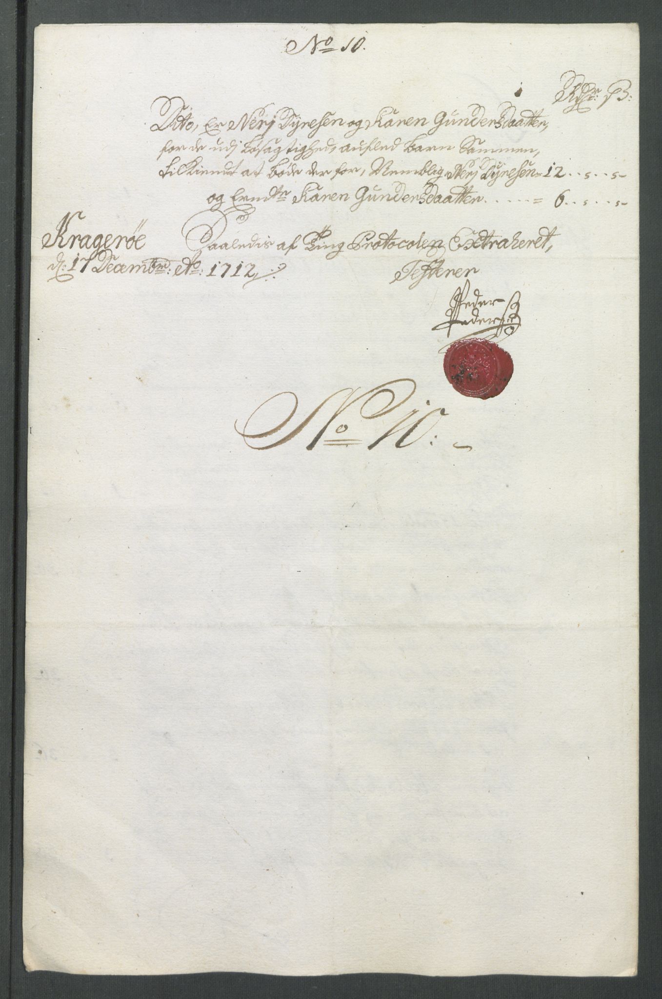 Rentekammeret inntil 1814, Reviderte regnskaper, Fogderegnskap, AV/RA-EA-4092/R36/L2123: Fogderegnskap Øvre og Nedre Telemark og Bamble, 1712, s. 228