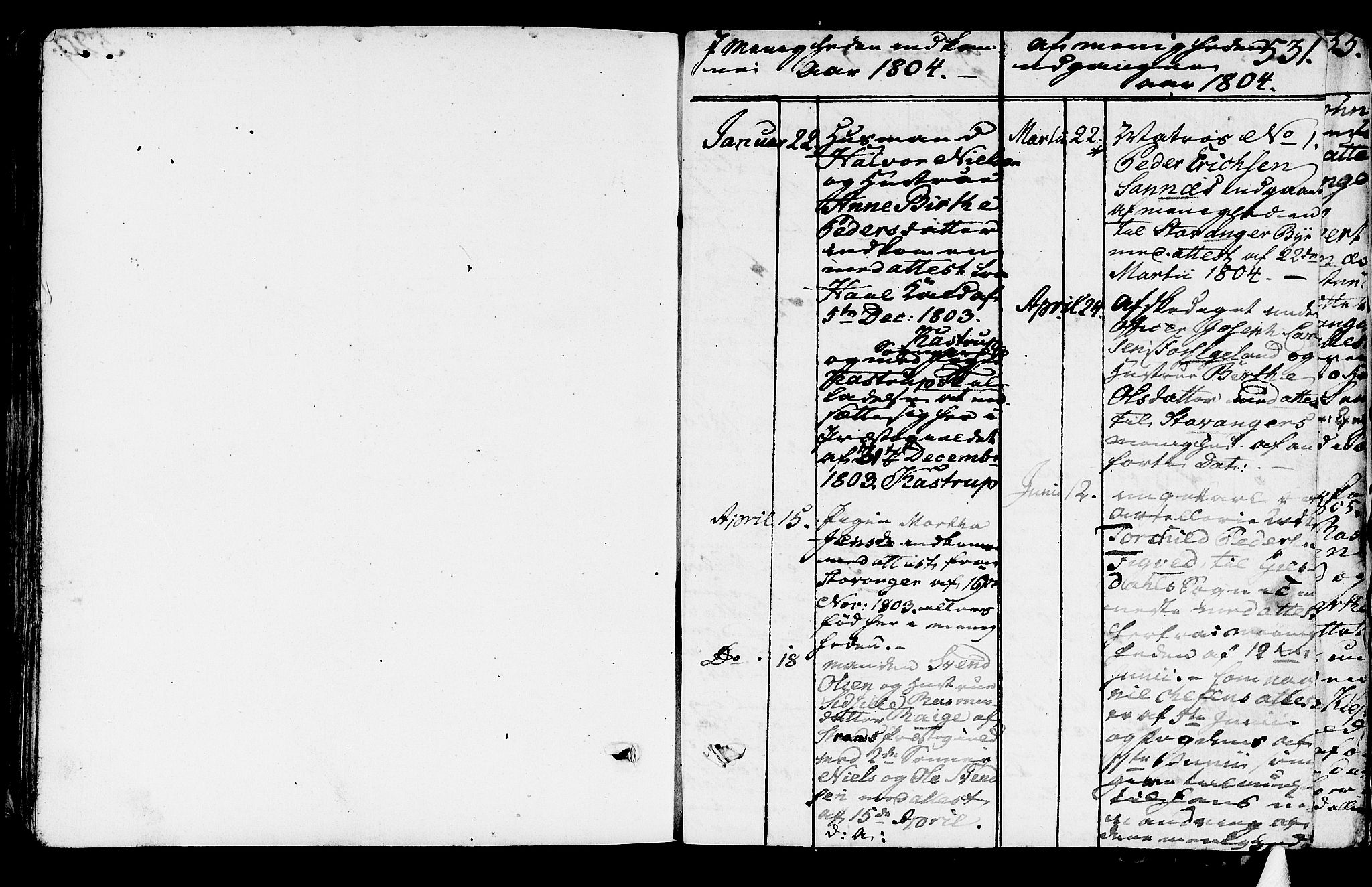 Høyland sokneprestkontor, SAST/A-101799/001/30BA/L0005: Ministerialbok nr. A 5, 1804-1815, s. 531