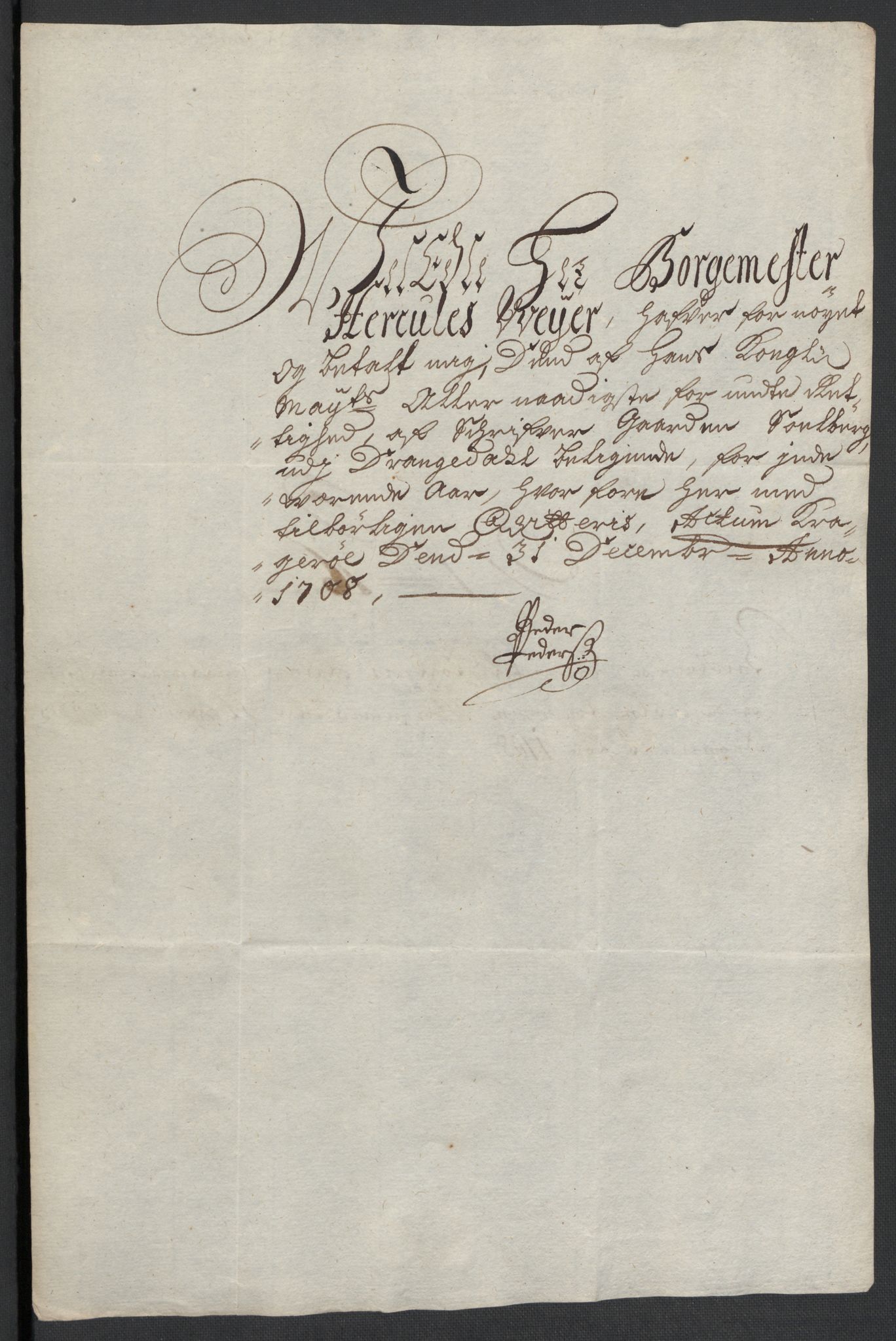 Rentekammeret inntil 1814, Reviderte regnskaper, Fogderegnskap, AV/RA-EA-4092/R36/L2118: Fogderegnskap Øvre og Nedre Telemark og Bamble, 1708-1709, s. 122