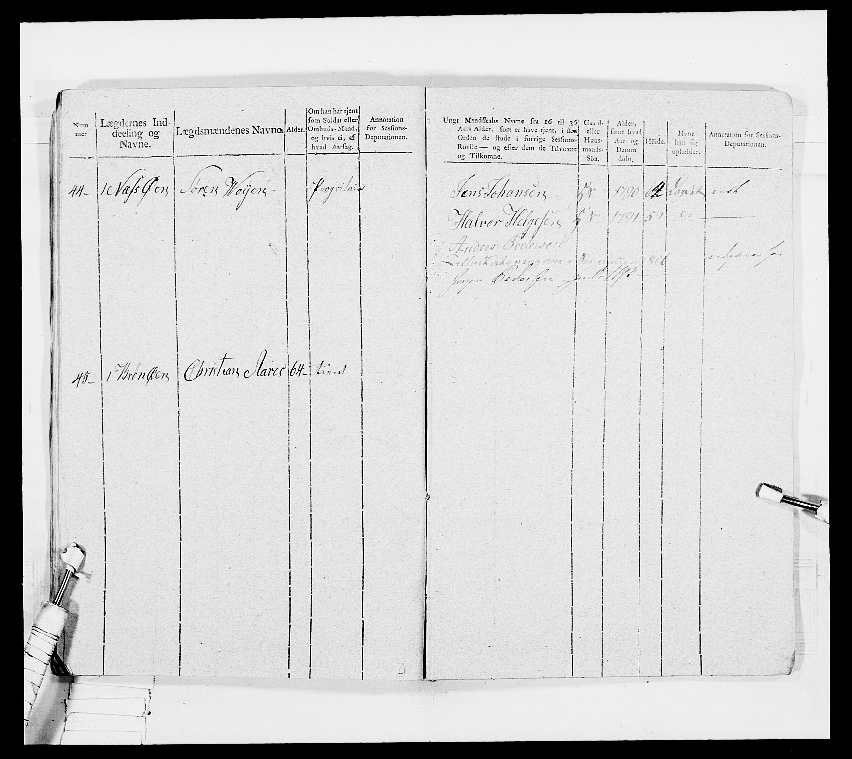 Generalitets- og kommissariatskollegiet, Det kongelige norske kommissariatskollegium, AV/RA-EA-5420/E/Eh/L0033: Nordafjelske gevorbne infanteriregiment, 1810, s. 291