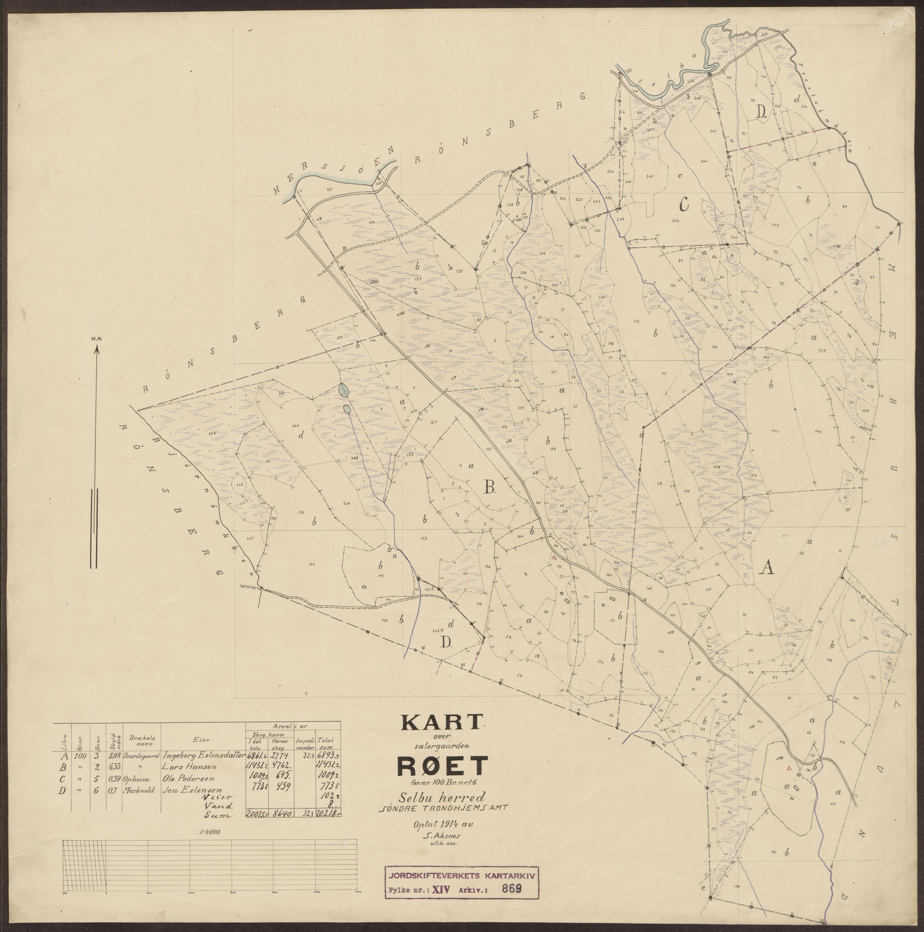Jordskifteverkets kartarkiv, AV/RA-S-3929/T, 1859-1988, s. 1365