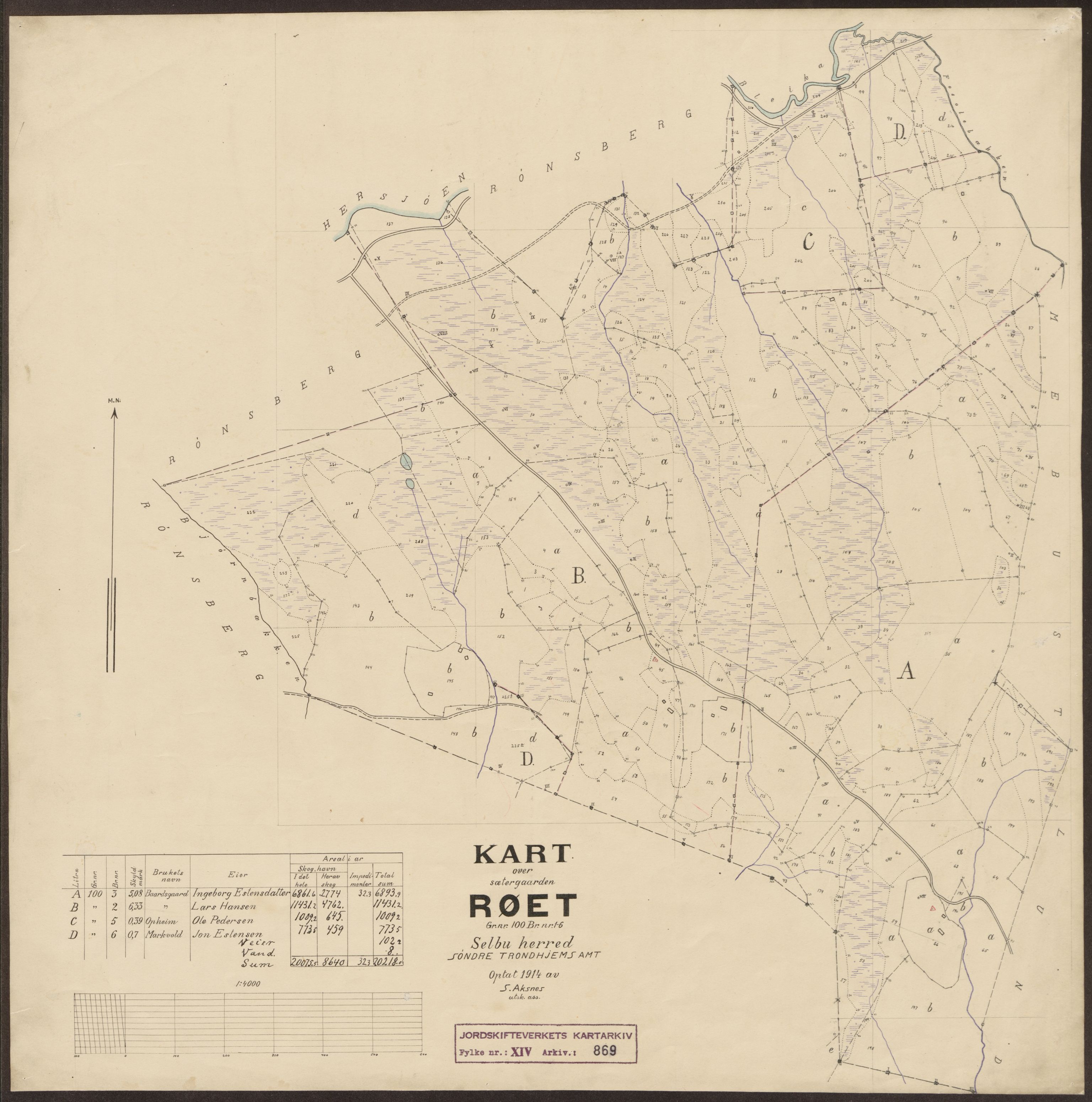 Jordskifteverkets kartarkiv, RA/S-3929/T, 1859-1988, s. 1365