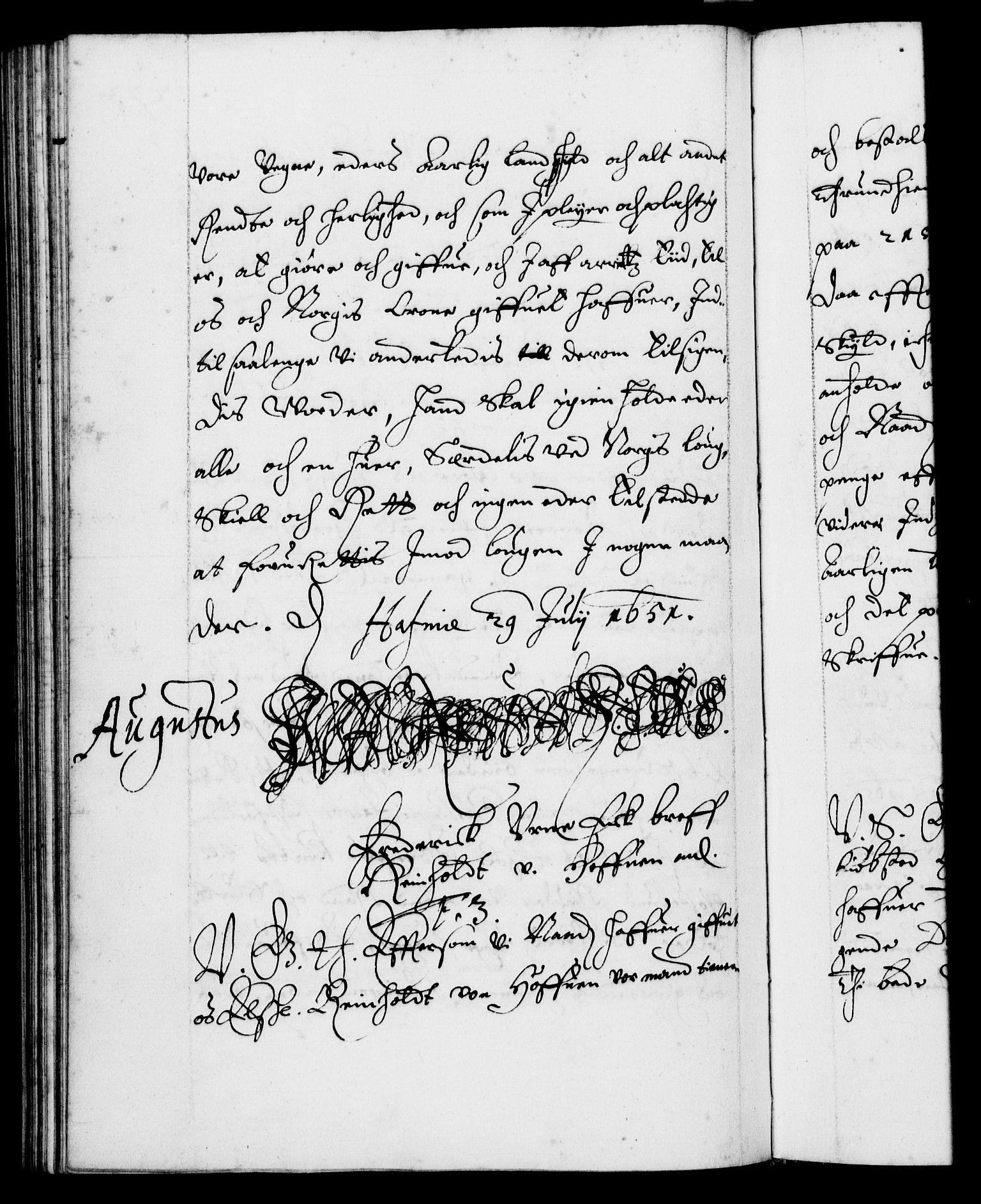 Danske Kanselli 1572-1799, RA/EA-3023/F/Fc/Fca/Fcab/L0008: Norske tegnelser (mikrofilm), 1648-1652, s. 273b