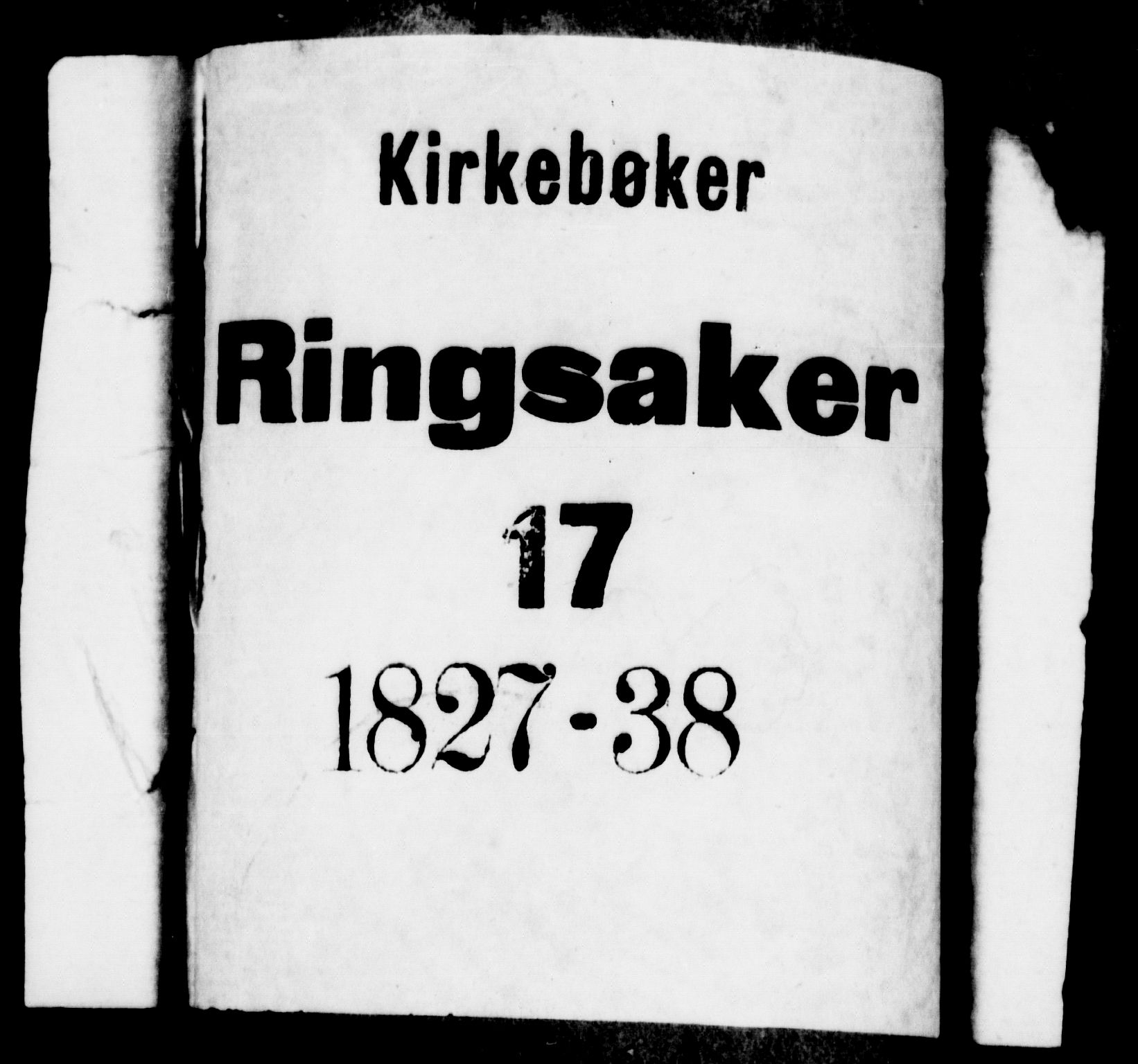 Ringsaker prestekontor, SAH/PREST-014/L/La/L0004: Klokkerbok nr. 4, 1827-1838