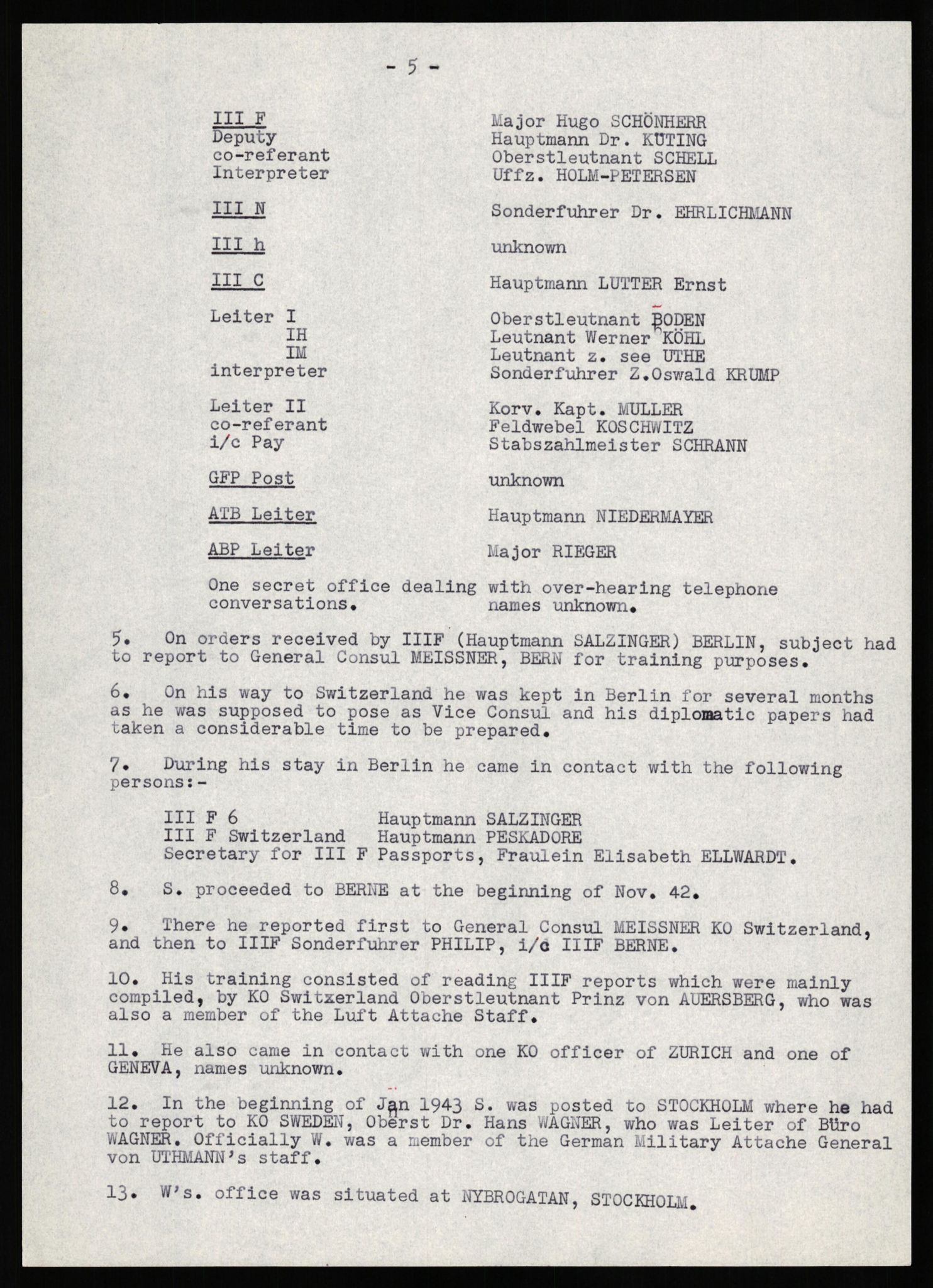 Forsvaret, Forsvarets overkommando II, AV/RA-RAFA-3915/D/Db/L0041: CI Questionaires.  Diverse nasjonaliteter., 1945-1946, s. 177