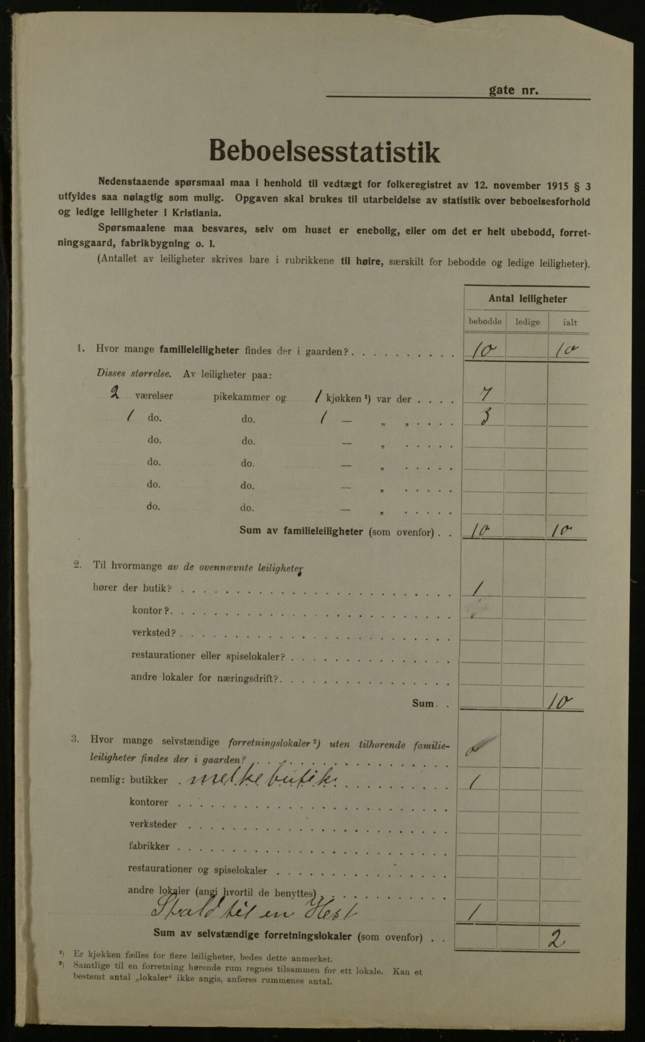 OBA, Kommunal folketelling 1.12.1923 for Kristiania, 1923, s. 105004