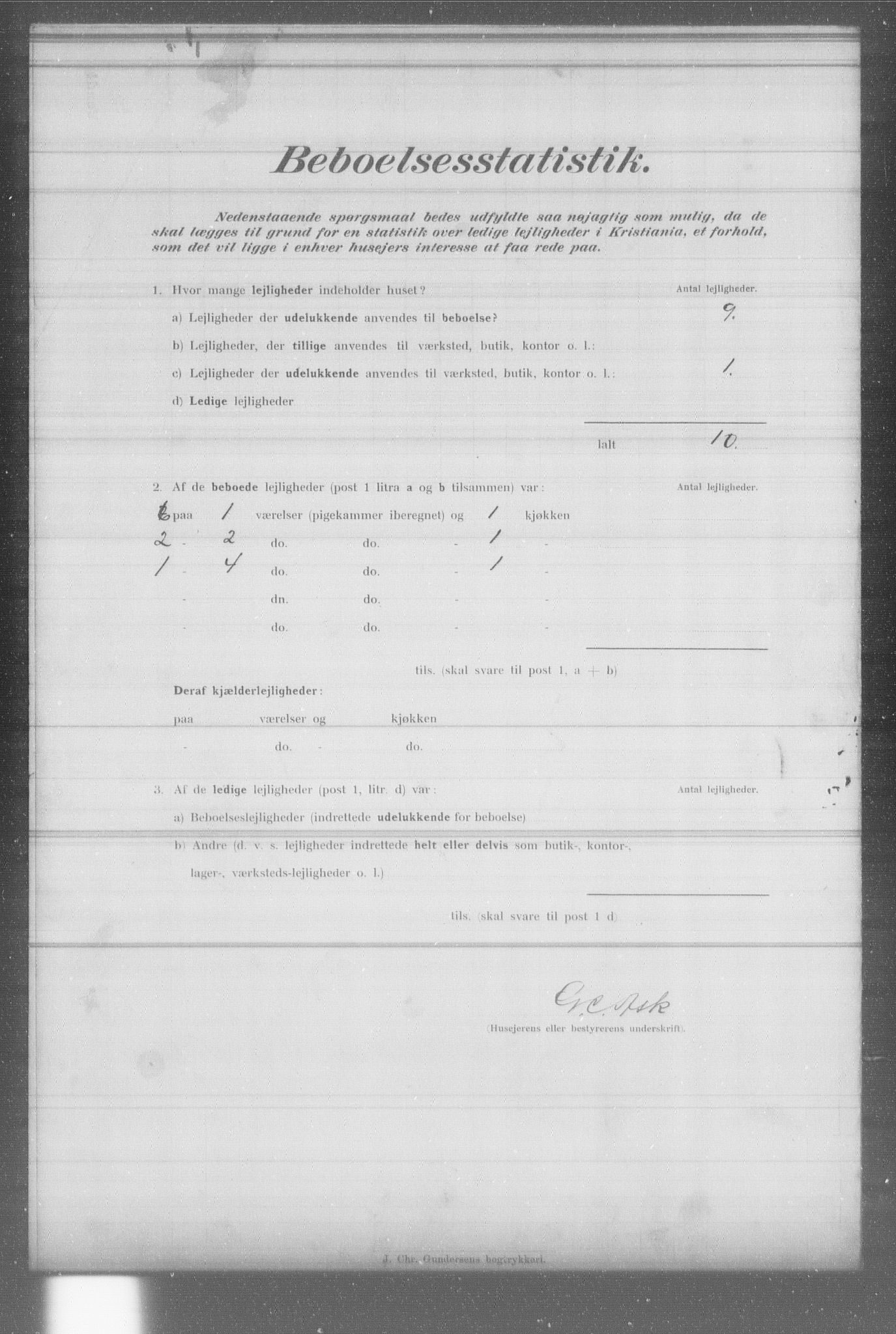 OBA, Kommunal folketelling 31.12.1902 for Kristiania kjøpstad, 1902, s. 6973