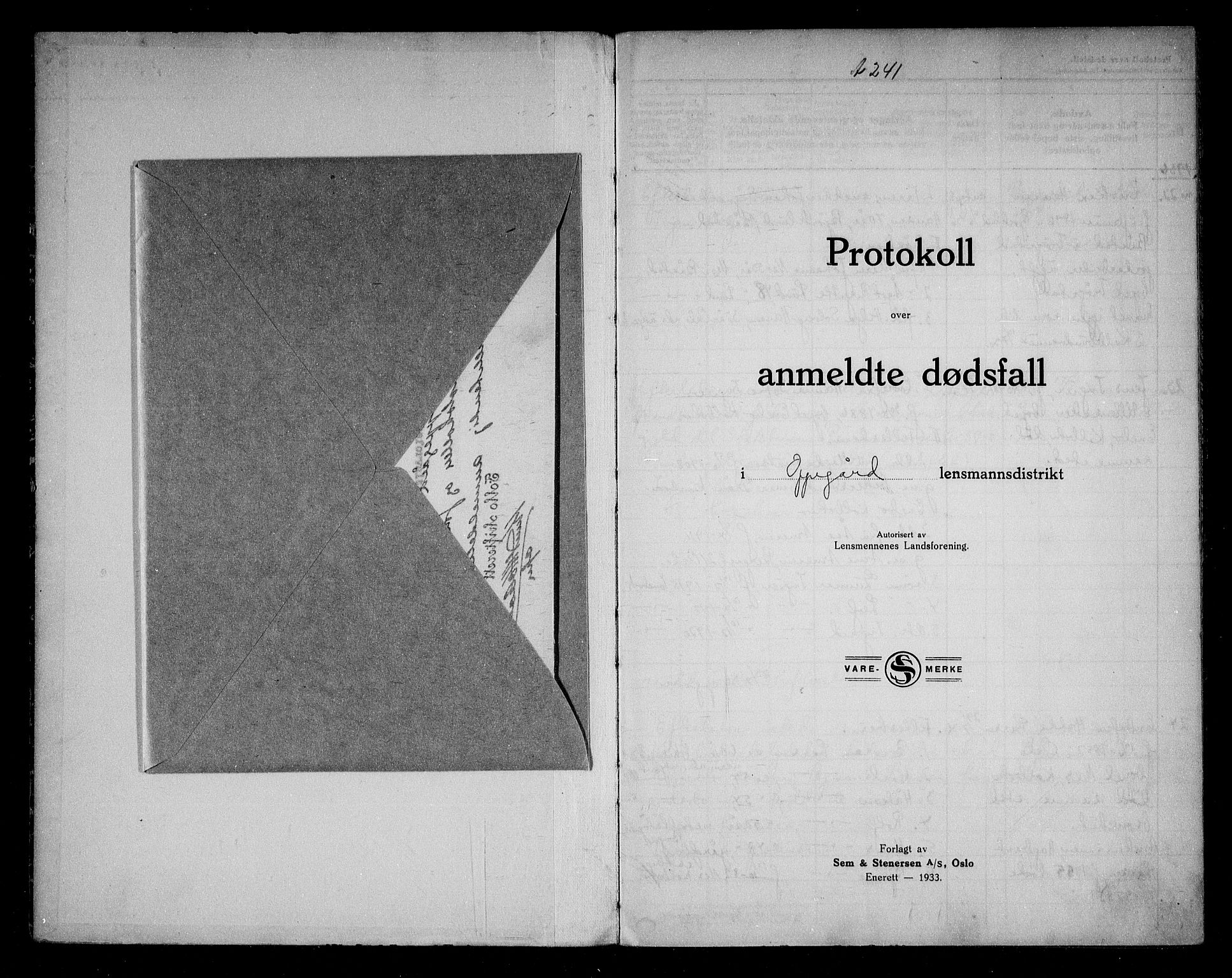 Oppegård lensmannskontor, SAO/A-10186/H/Ha/L0002: Dødsfallsprotokoll, 1936-1941
