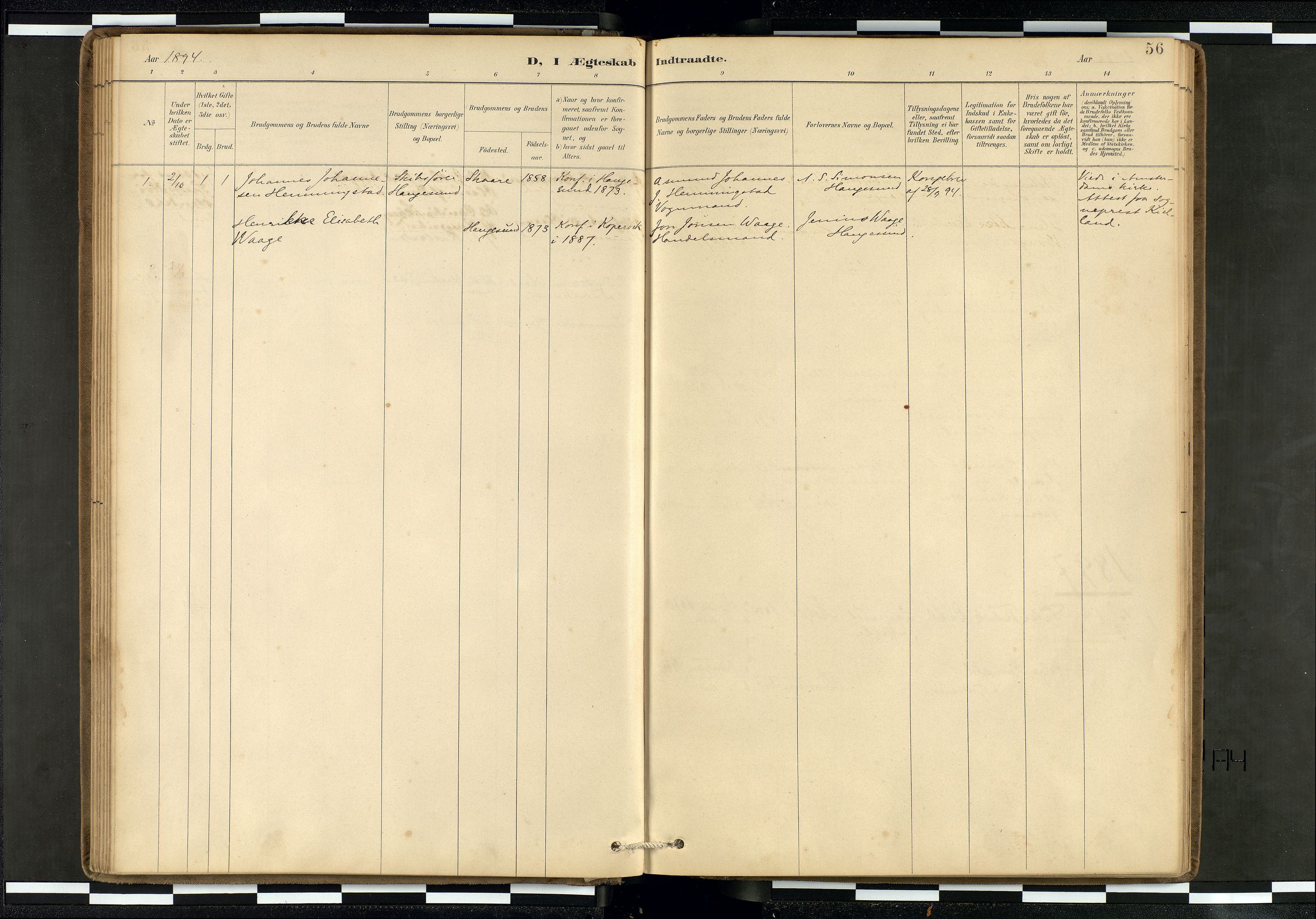 Den norske sjømannsmisjon i utlandet/Hollandske havner (Amsterdam-Rotterdam-Europort), SAB/SAB/PA-0106/H/Ha/Haa/L0002: Ministerialbok nr. A 2, 1887-1907, s. 55b-56a